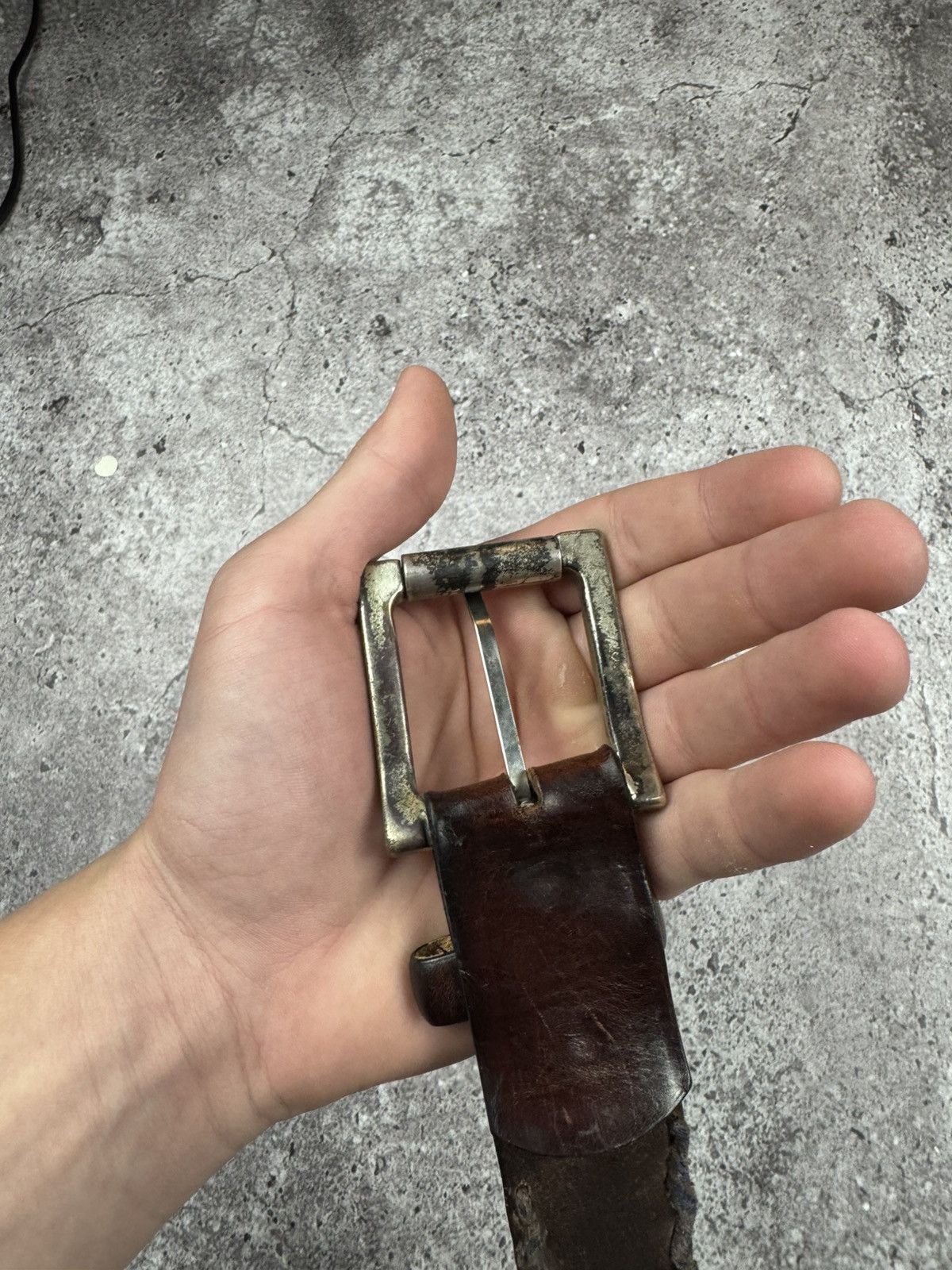 Japanese Brand 00’s NUMBER NINE STYLE BRAIDED LEATHER RARE Y2K BELT VINTAGE Size ONE SIZE - 13 Thumbnail
