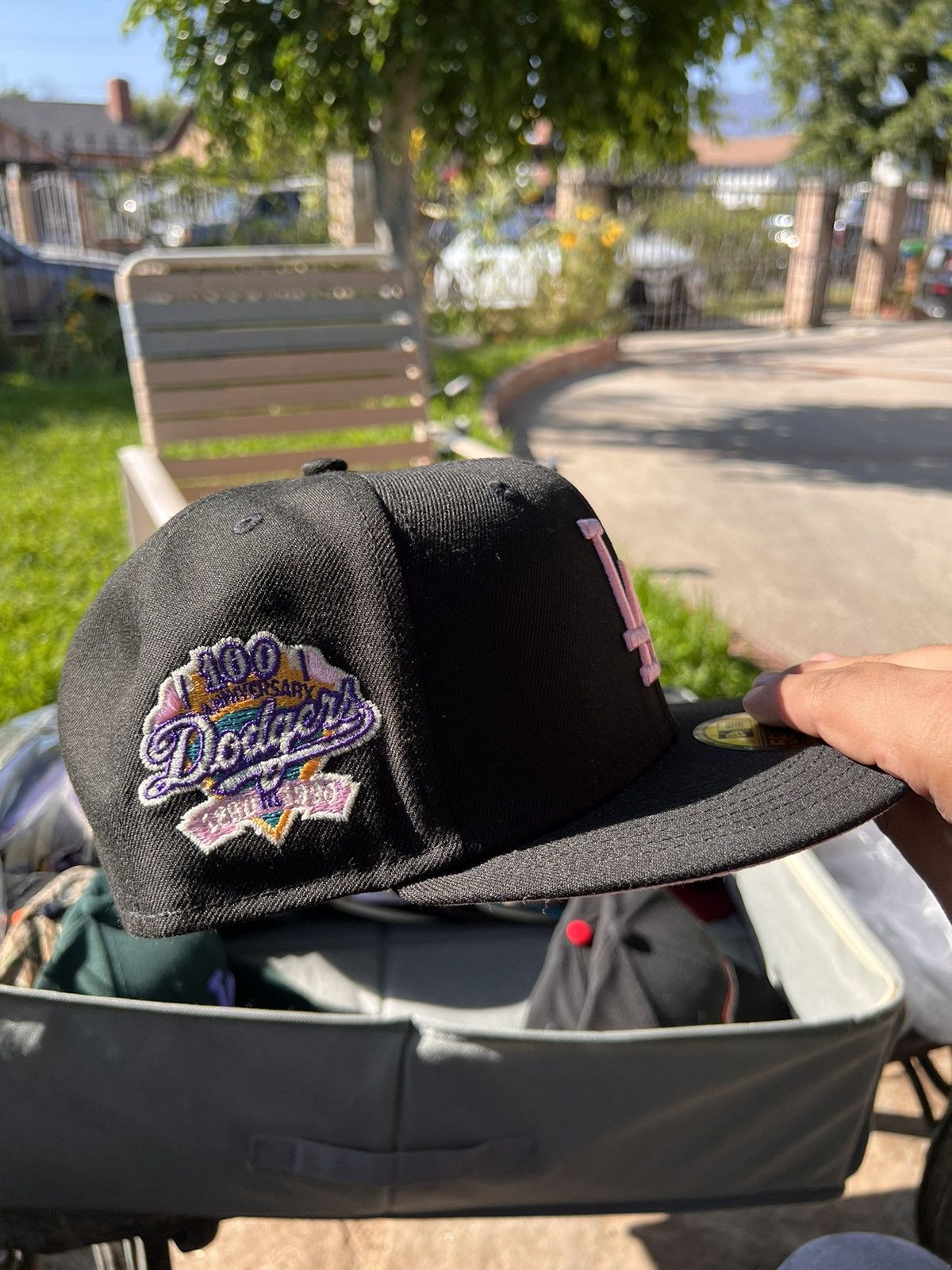 Hat Club × New Era Los Ángeles Dodgers 100anniversary patch 7 5/8 Size ONE SIZE - 3 Thumbnail