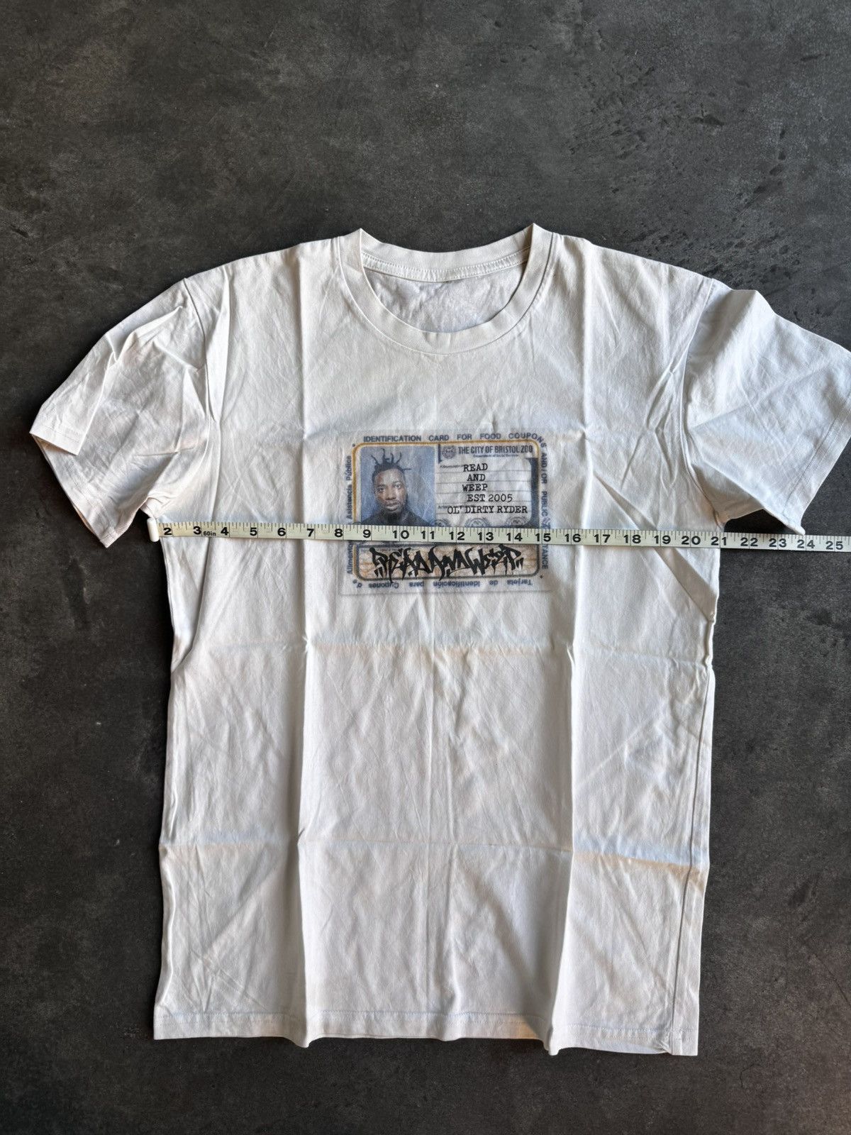 Rap Tees × Vintage × Wu-Tang Clan Vintage Ol’ Dirty Bastard "Read and Weep" ID Card T-Shirt Size US M / EU 48-50 / 2 - 2 Thumbnail