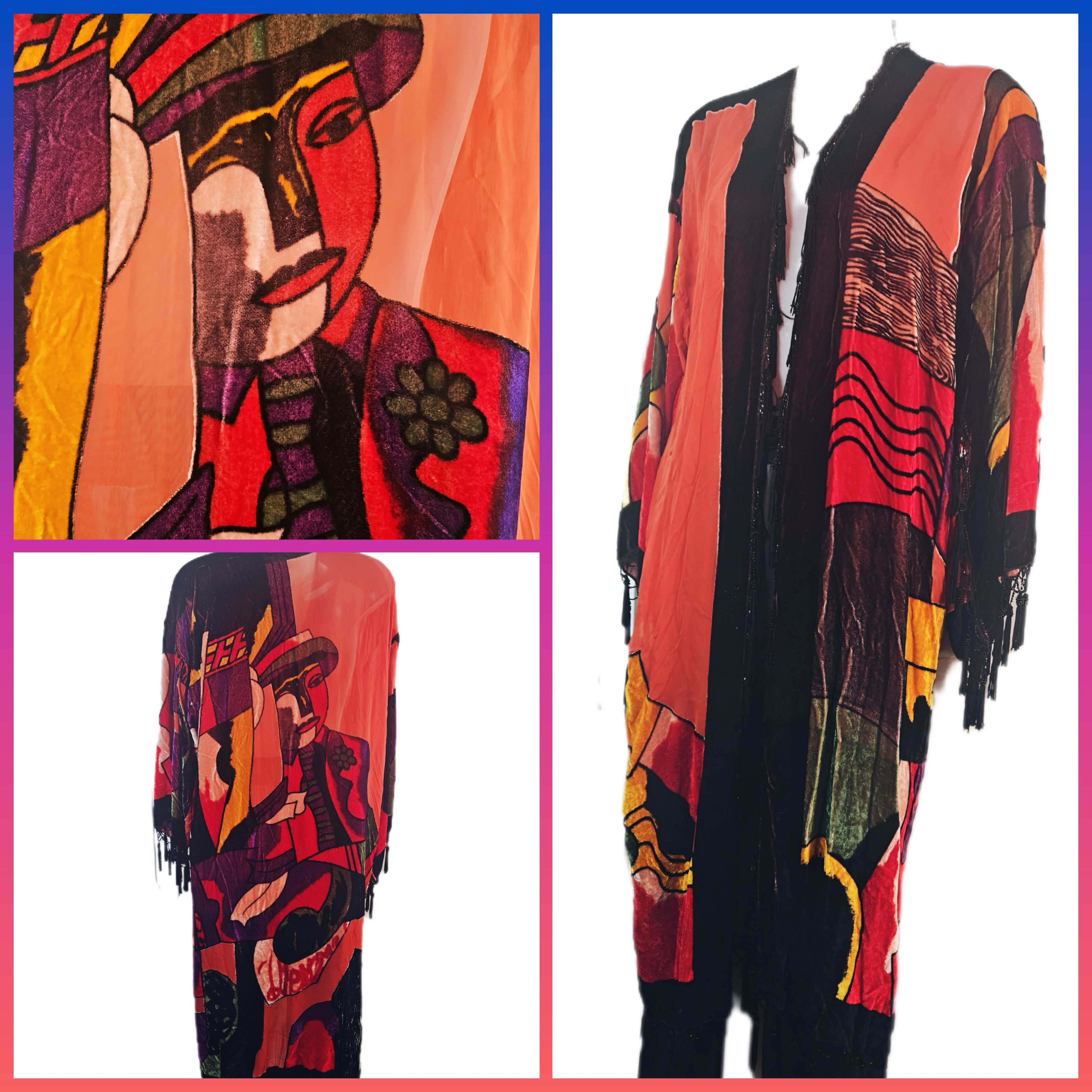 Other CUSTOM PICASSO ART DECO OPERA COAT Size L / US 10 / IT 46 - 1 Thumbnail