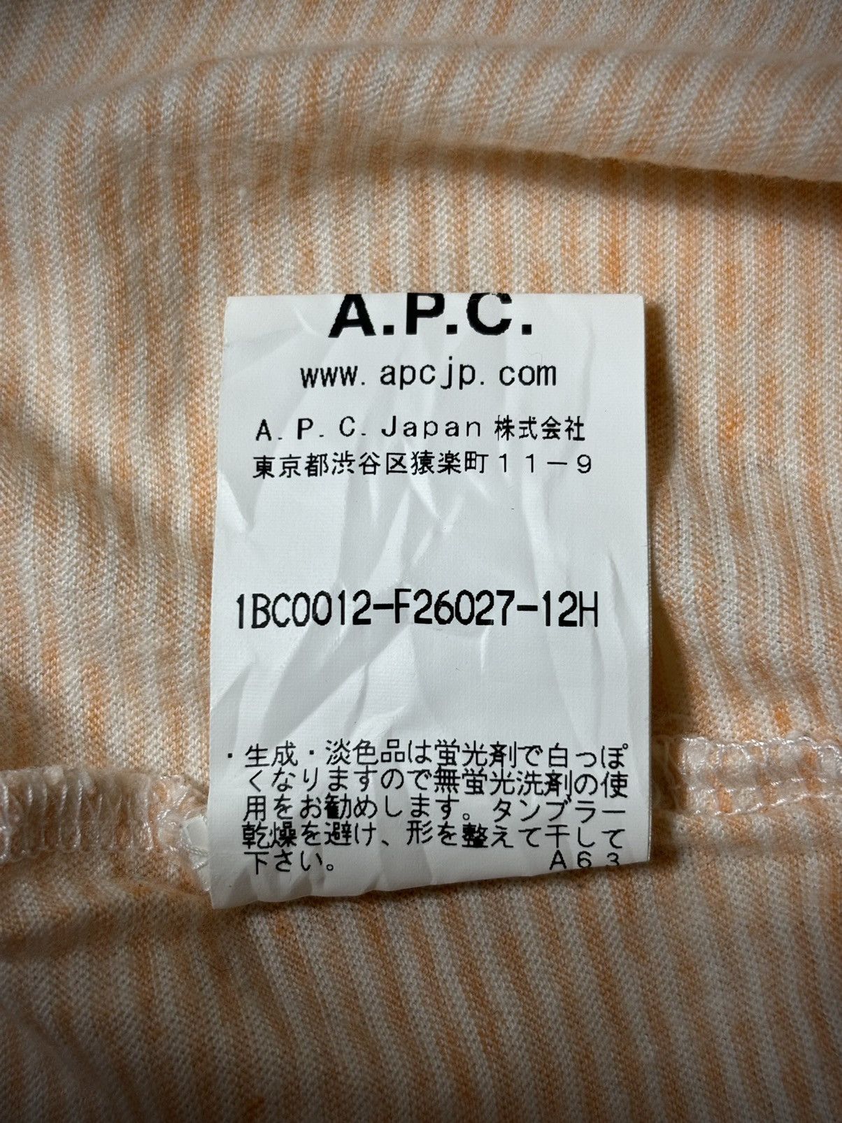 A.P.C. A.P.C Long Sleeve Stripe T-Shirt Size S / US 4 / IT 40 - 5 Thumbnail