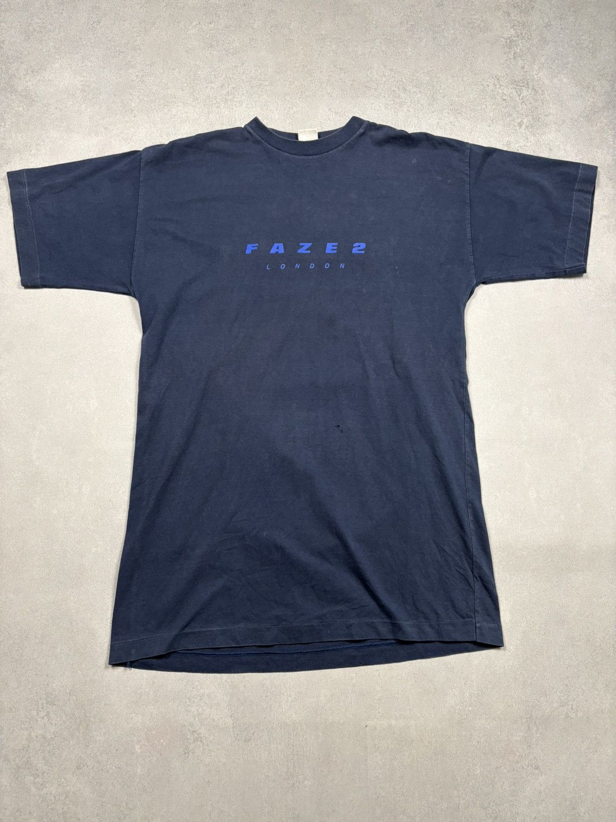 Band Tees Vintage FAZE2 London Graphic T-Shirt Navy Blue Band DJ Rock Size US L / EU 52-54 / 3 - 2 Thumbnail