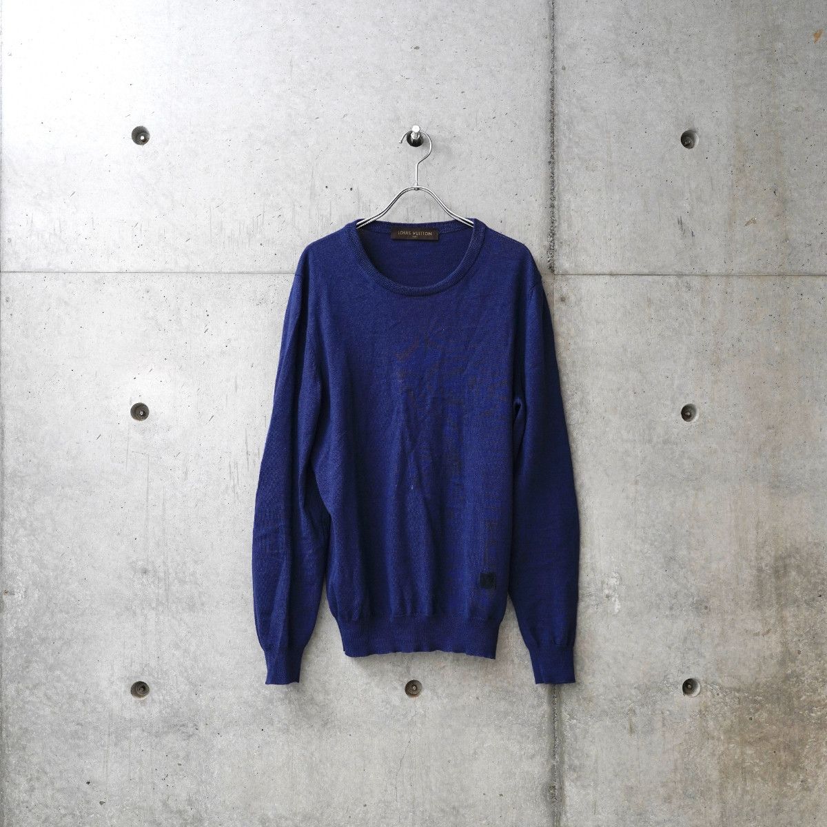 Louis Vuitton LOUIS VUITTON Crew Neck Sweater with Elbow Patch Size US M / EU 48-50 / 2 - 1 Thumbnail