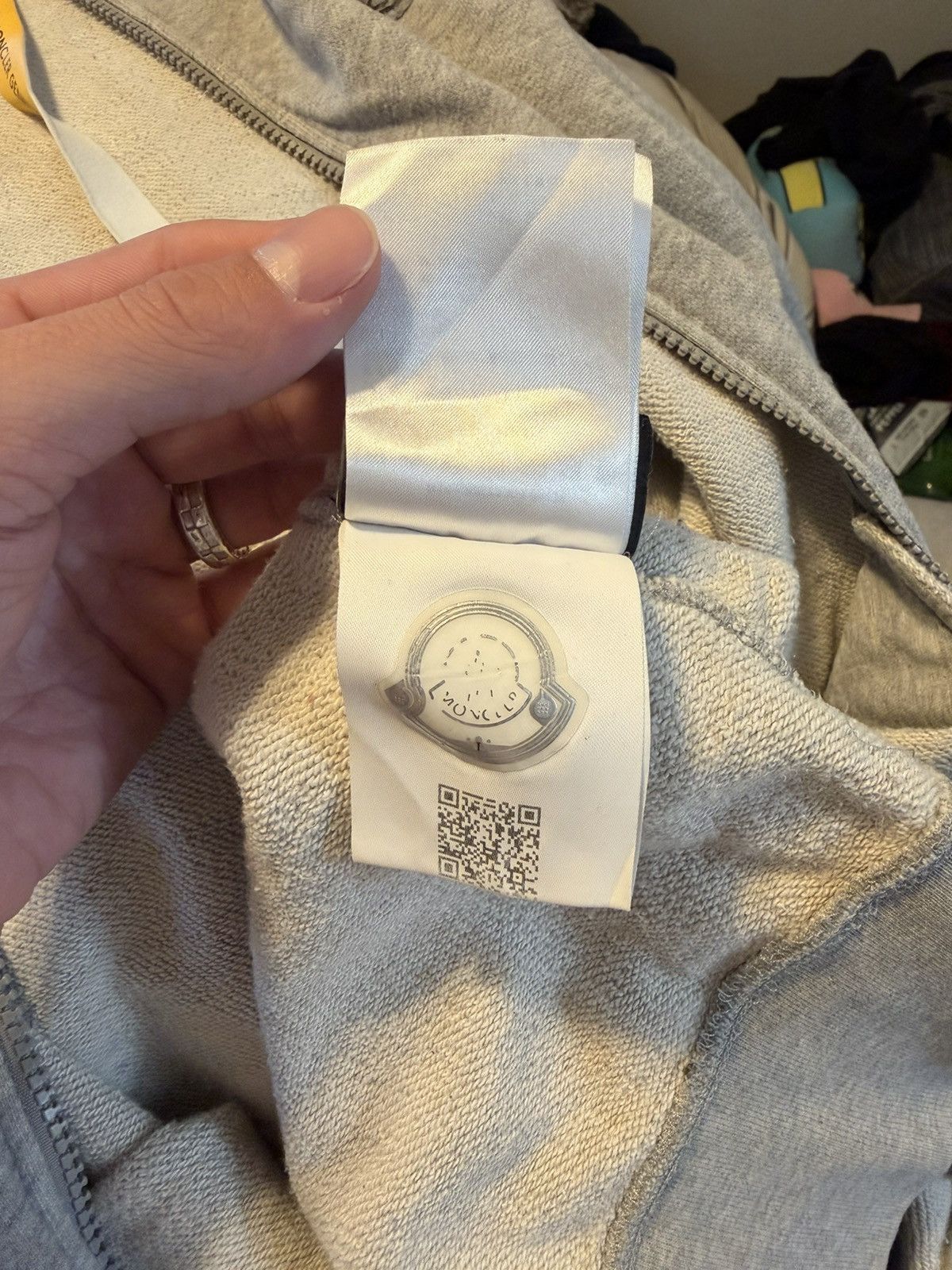 Moncler Genius Moncler Genius Bubble Logo Zip Up Hoodie Size US XL / EU 56 / 4 - 9 Thumbnail