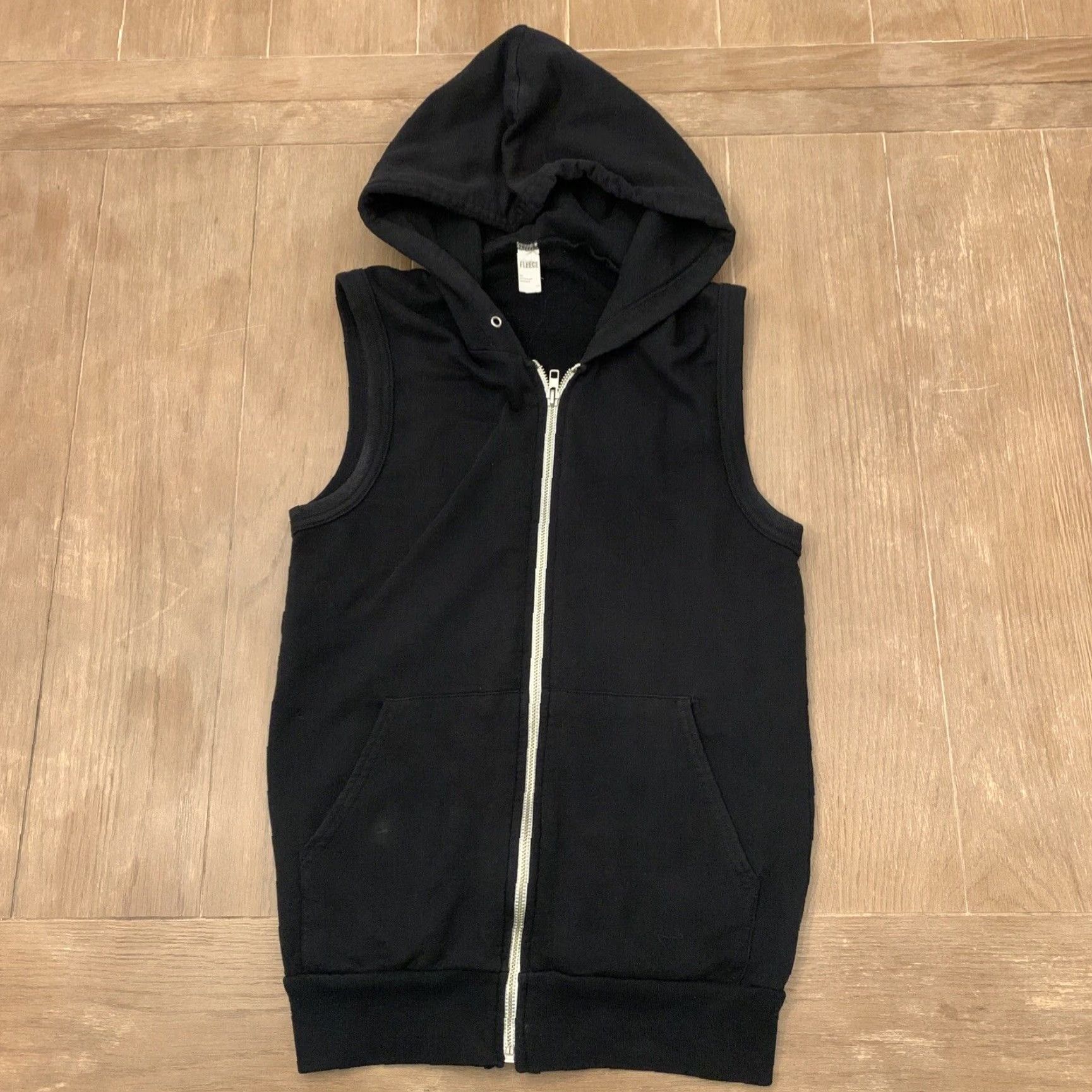 Vintage Himsa Heavy Metal Sweatshirt Women XS Black Sleeveless Full Zip Size XS / US 0-2 / IT 36-38 - 3 Thumbnail