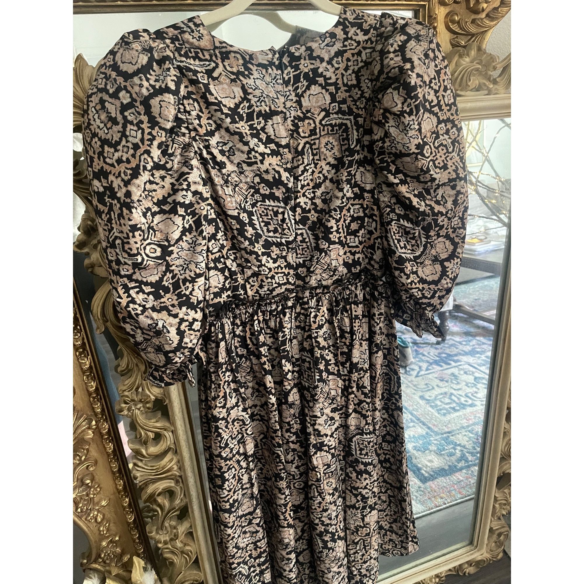 Other Area Stars Medallion Print Empire Waist Dress Size S / US 4 / IT 40 - 6 Thumbnail