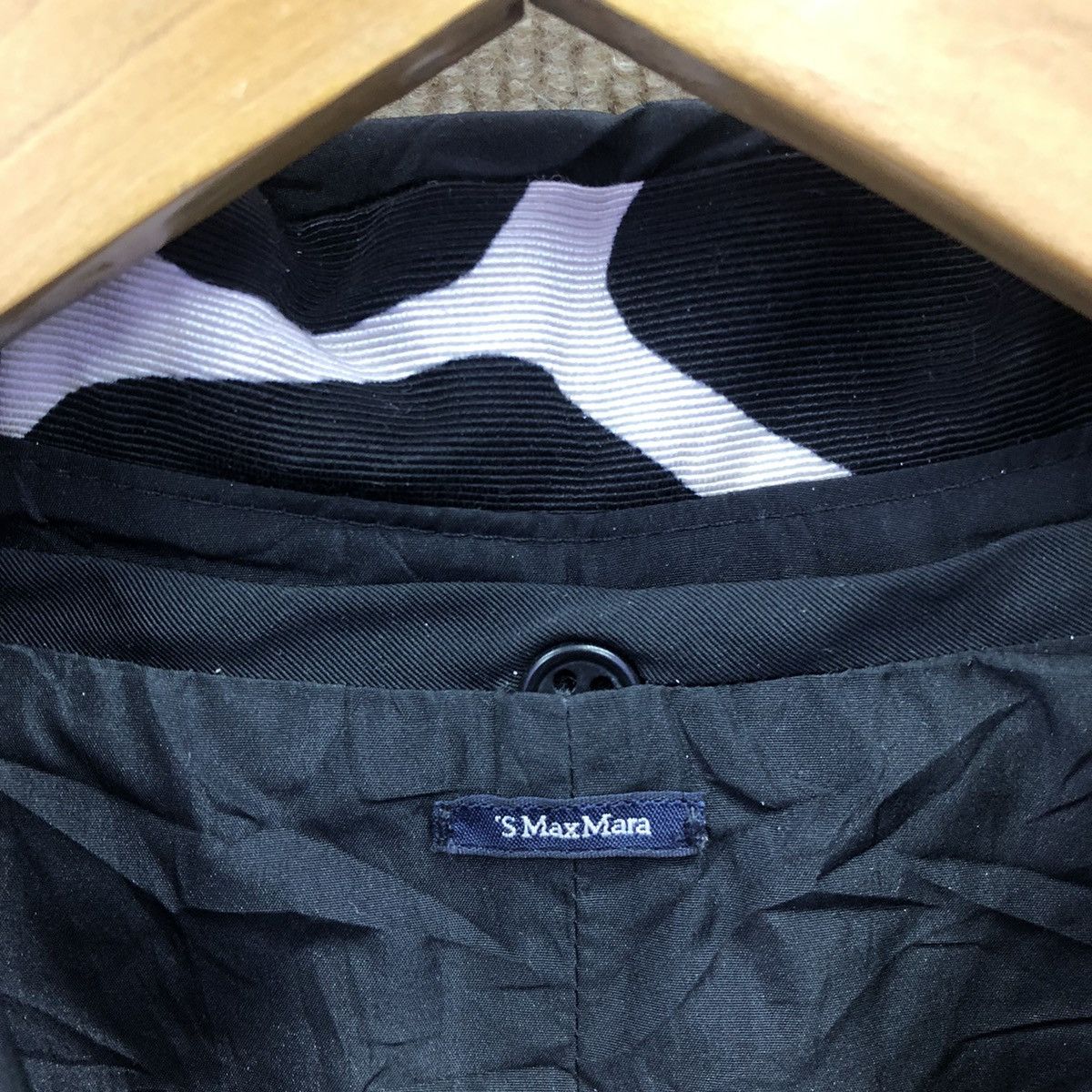 Max Mara S'Max Mara Monochrome Printed Reversible Vada Coat Size S / US 4 / IT 40 - 9 Thumbnail