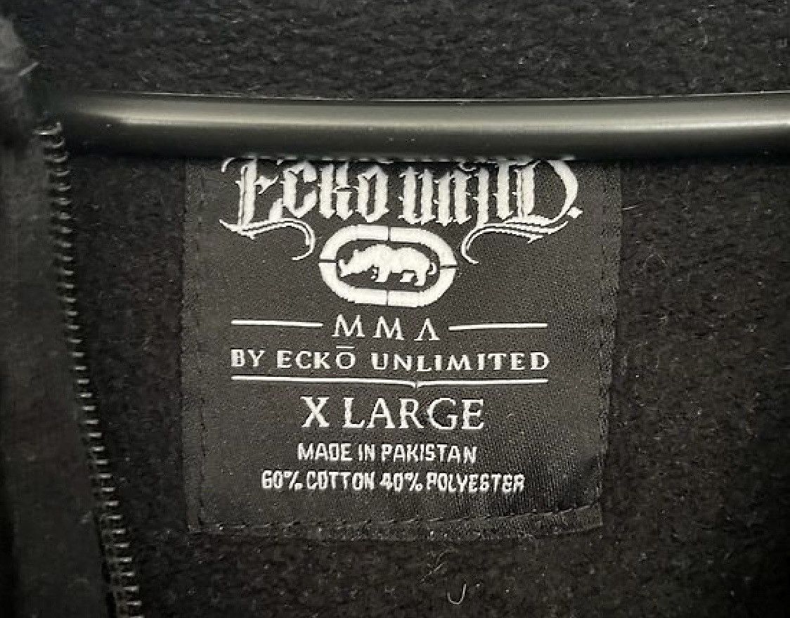 Ecko Unltd. Vintage Y2K Ecko Unltd. MMA Zip Up Size US XL / EU 56 / 4 - 4 Thumbnail