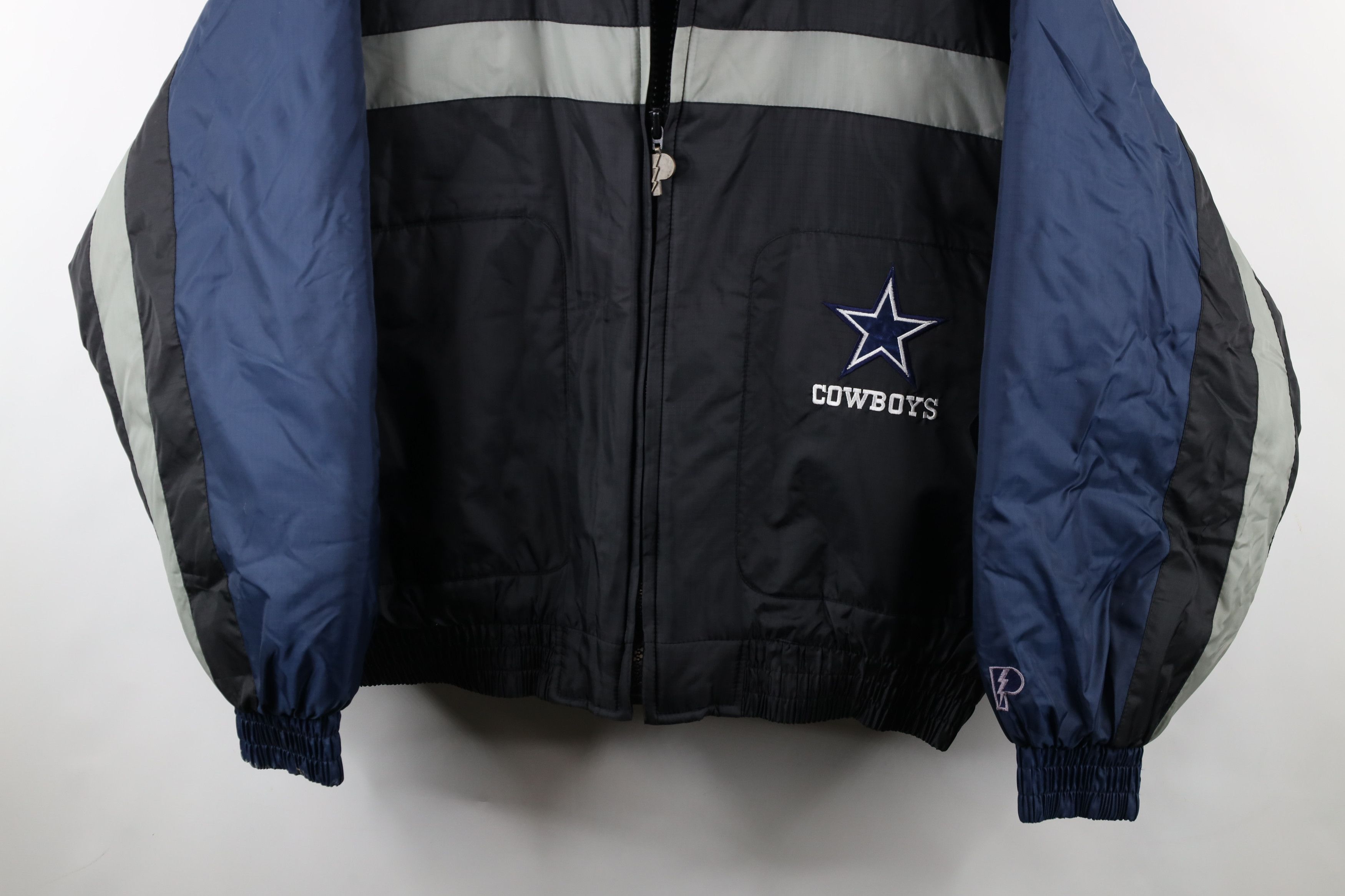 Vintage Vintage 90s Dallas Cowboys Football Quilted Puffer Jacket Size US XL / EU 56 / 4 - 3 Thumbnail