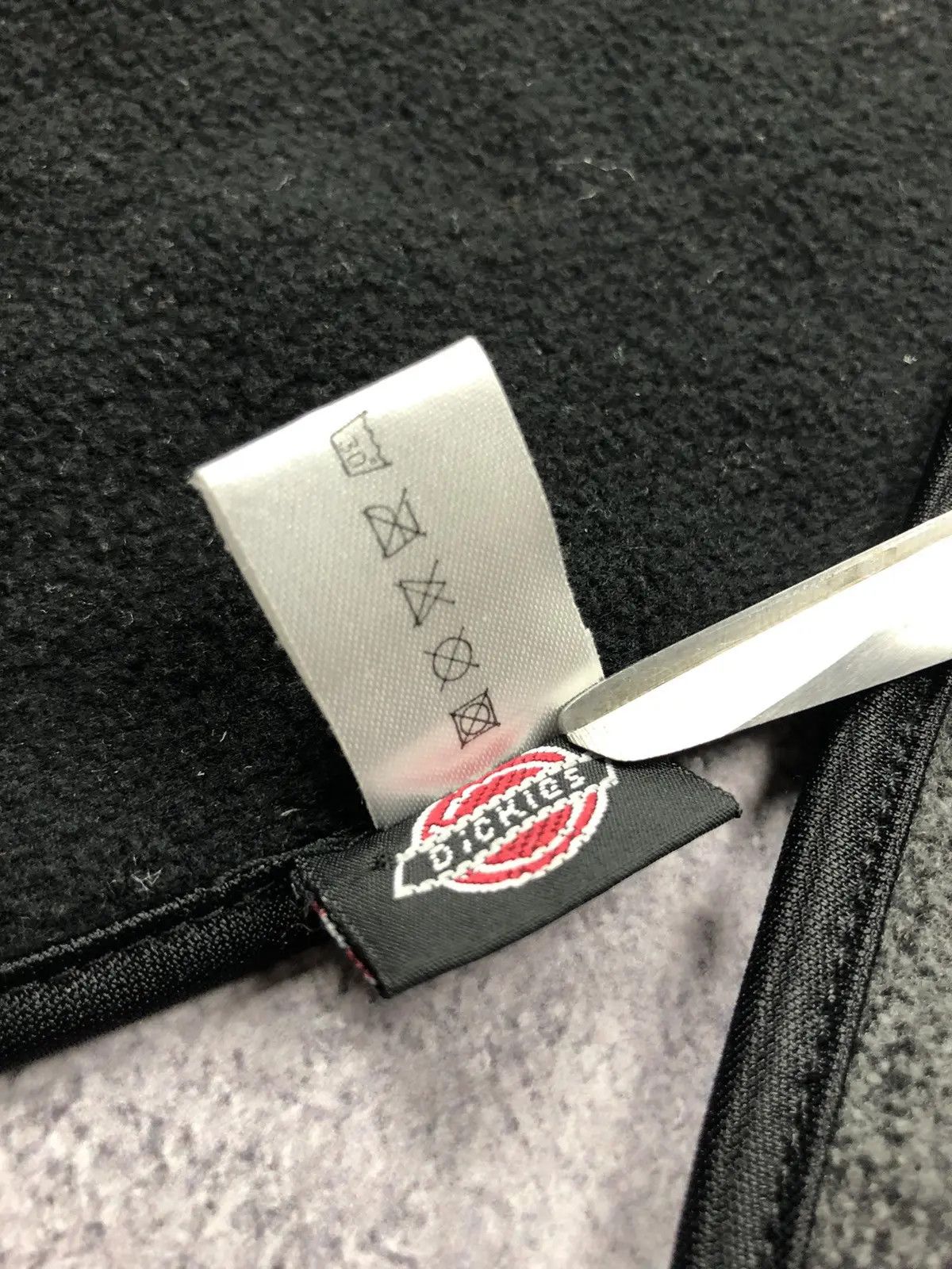 Dickies DICKIES Vintage Fleece Scarf Big Logo Black/Grey Skateboard Size ONE SIZE - 5 Thumbnail