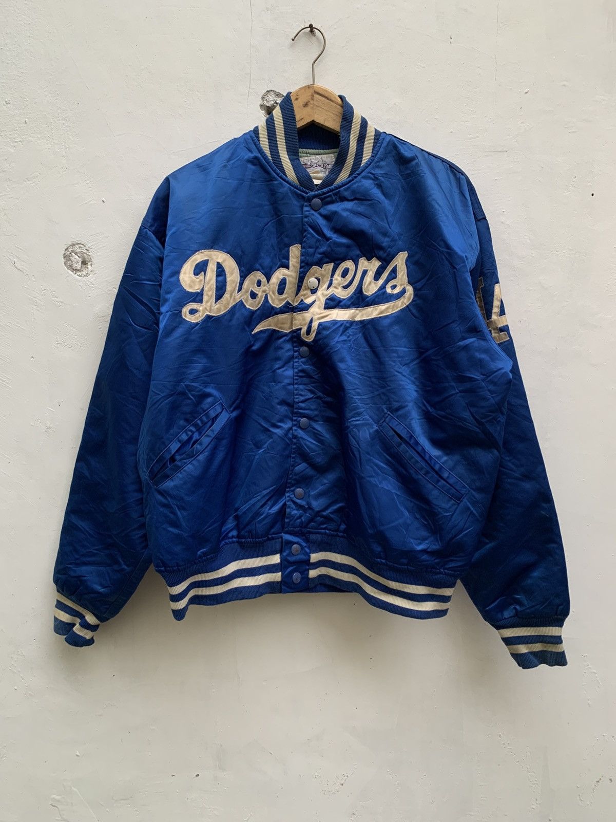 MLB Vintage LA DODGERS by Catchball Satin Jacket Size US L / EU 52-54 / 3 - 3 Thumbnail
