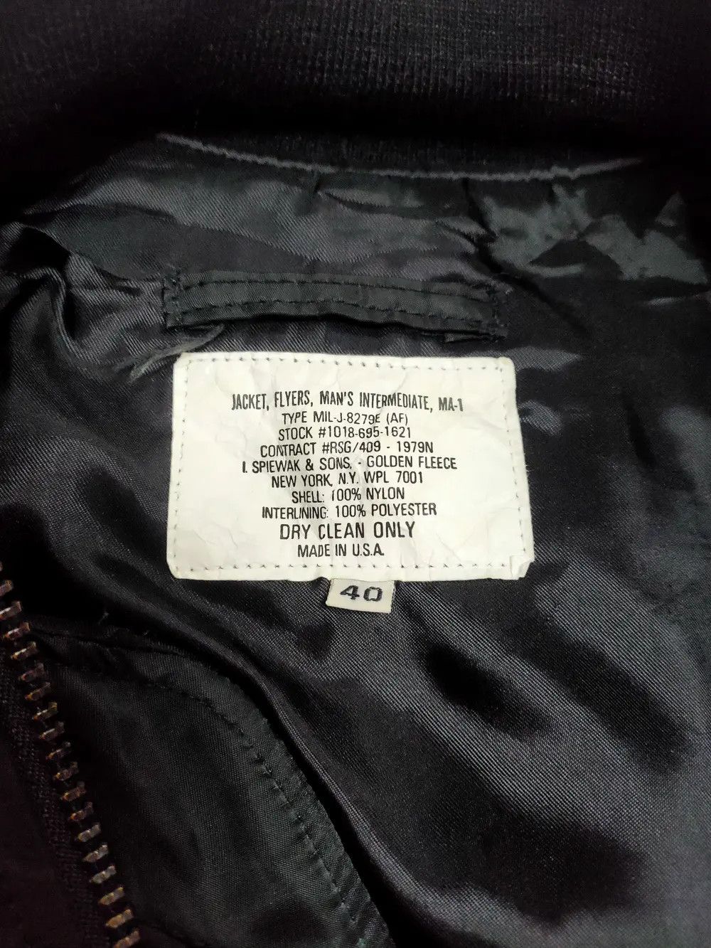 Vintage Vintage MA-1 military light bomber jacket Size US M / EU 48-50 / 2 - 3 Thumbnail