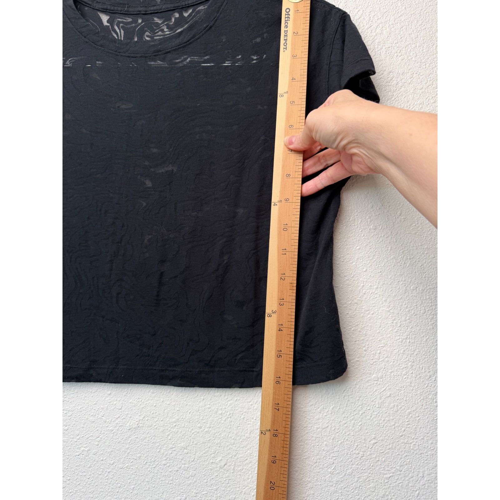Lululemon Lululemon All Yours Cropped T-Shirt Veil Black Women Size 8 Size M / US 6-8 / IT 42-44 - 11 Thumbnail