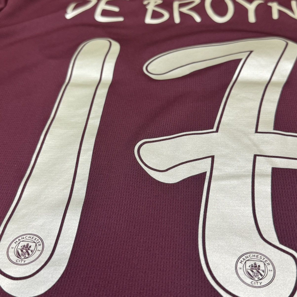 Puma Manchester city 24/25 third away shirt #17 De Bruyne Size US L / EU 52-54 / 3 - 5 Thumbnail