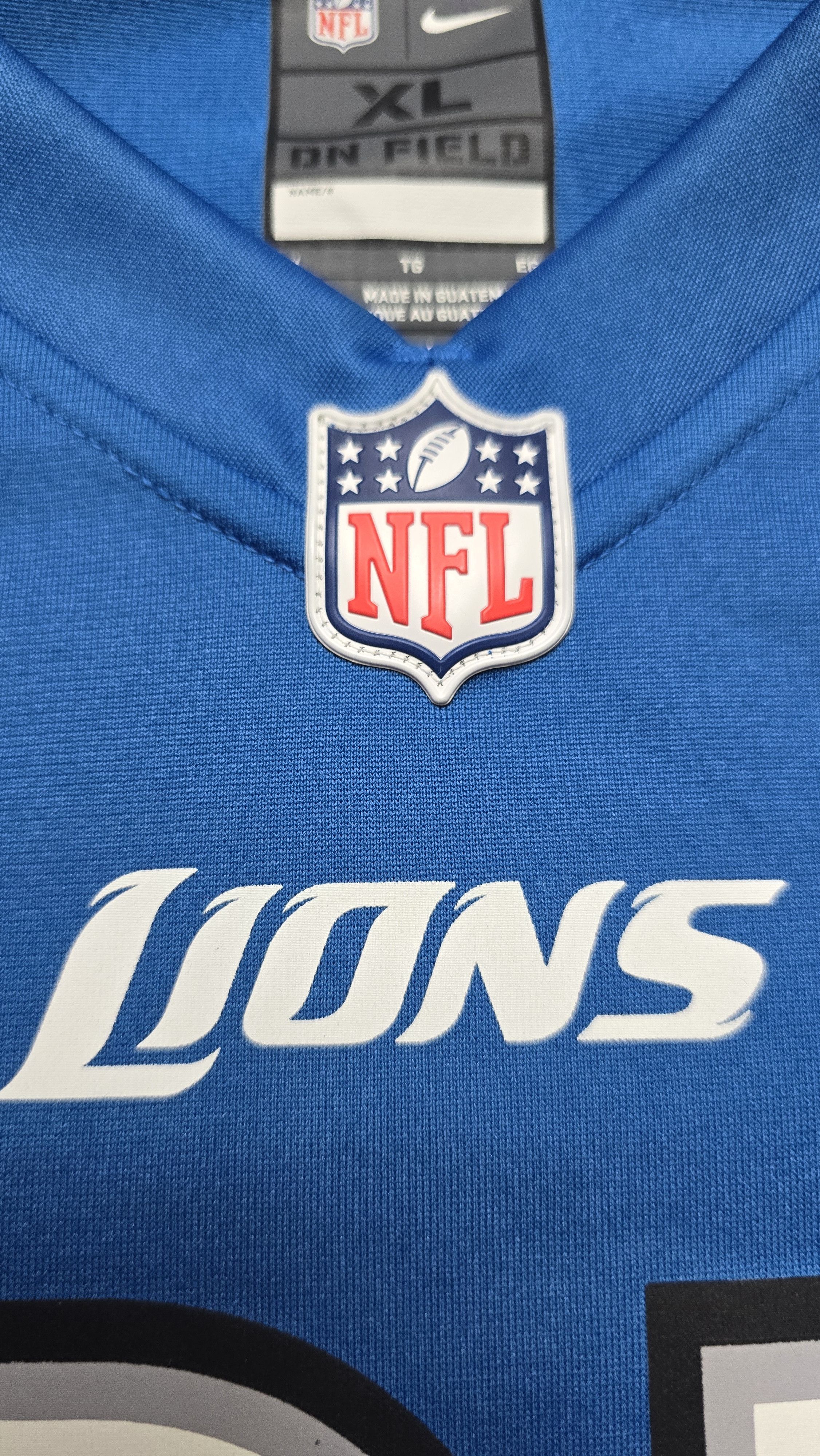 Nike Reggie Bush #21 Detroit Lions Nike On Field NFL Jersey Size US XL / EU 56 / 4 - 15 Thumbnail