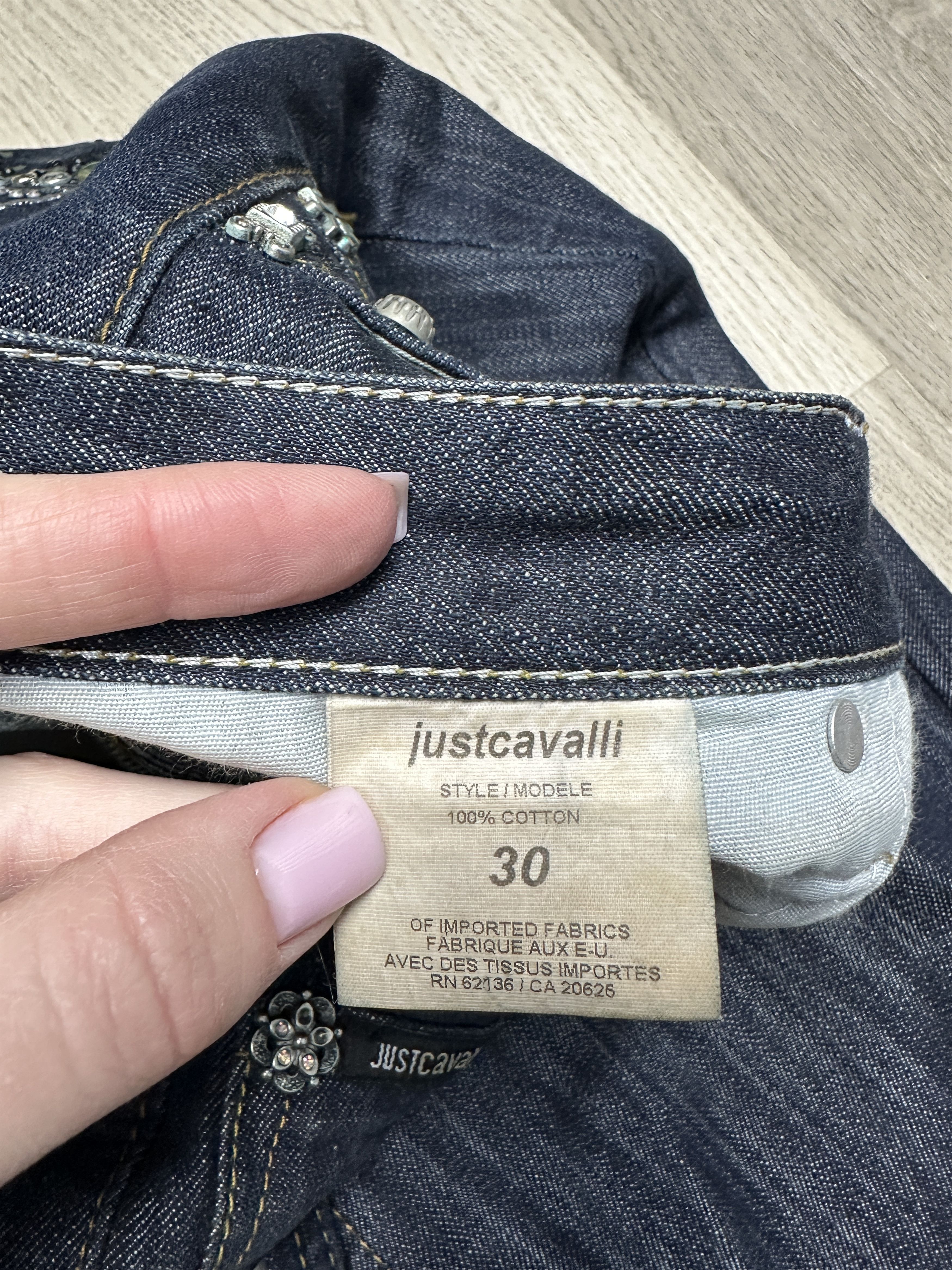 Roberto Cavalli Roberto Cavalli Vintage Womens Denim Pants Jeans Size 30" / US 8 / IT 44 - 12 Thumbnail