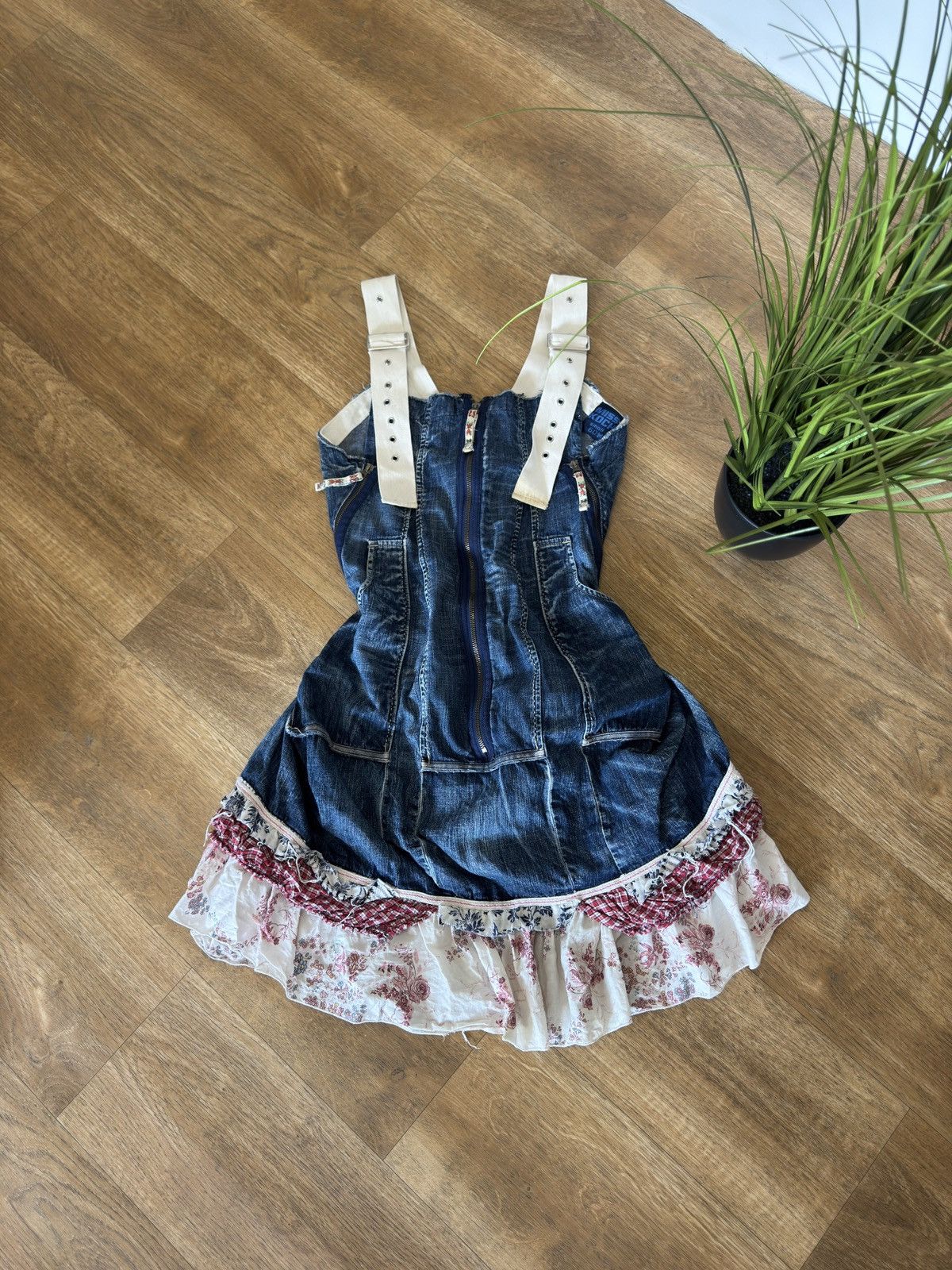 Marithe + Francois Girbaud 💮MARITHE FRANCOIS GIRBAUD DENIM DRESS💮 Size M / US 6-8 / IT 42-44 - 6 Thumbnail