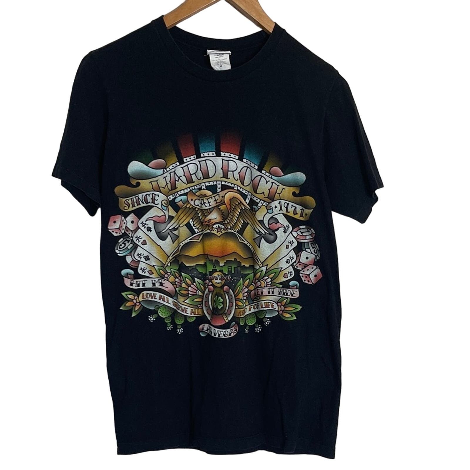 Hard Rock Cafe Hard Rock Cafe Las Vegas Tee Shirt Black Size M Size M / US 6-8 / IT 42-44 - 1 Thumbnail