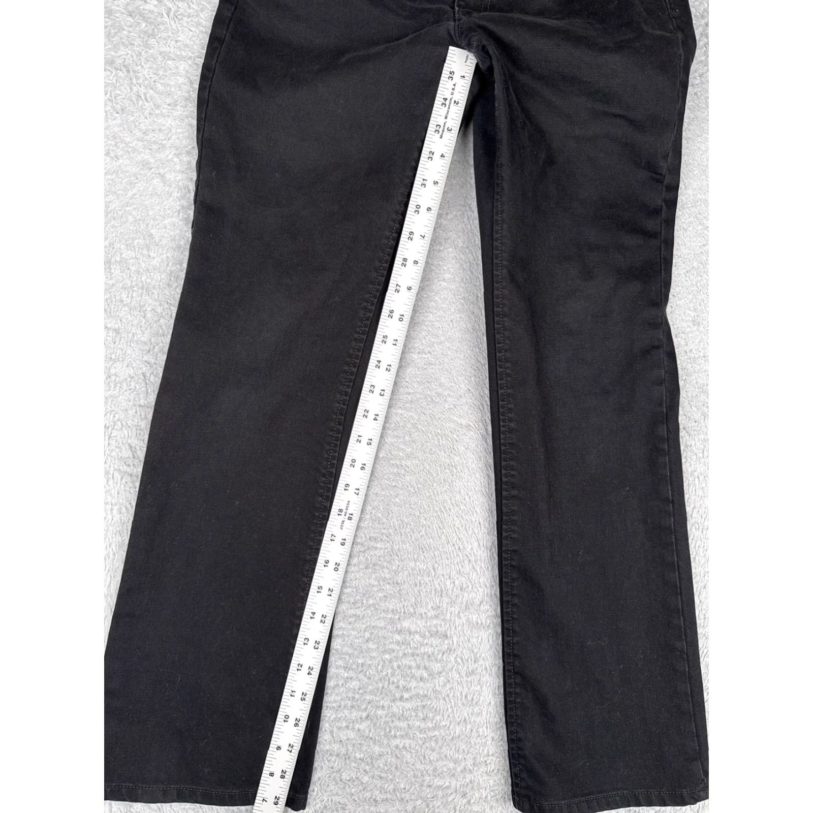 Gap VINTAGE Gap Jeans Womens 5-Pocket Boot Cut Denim Black 29x30 Regular Mid 1969 Gap Size 29" - 7 Thumbnail