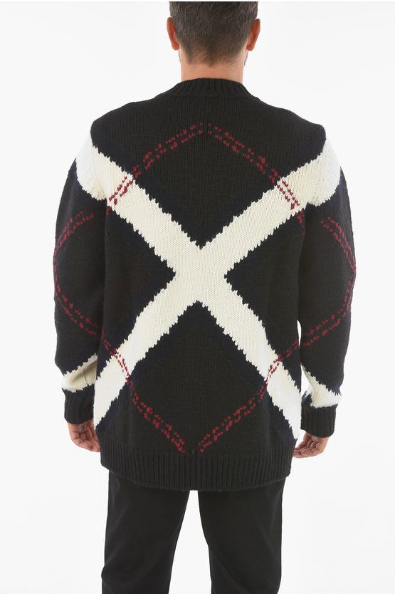 Alexander McQueen o1y1024 Sweater in Multicolor Size US M / EU 48-50 / 2 - 2 Thumbnail