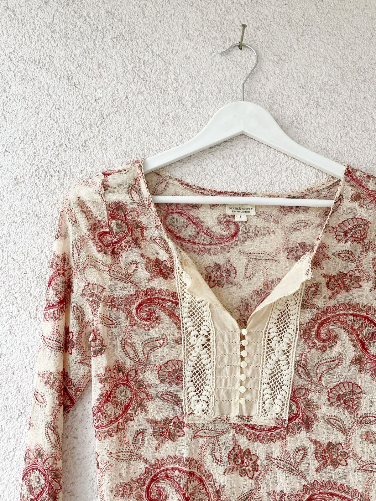 Denim & Supply Ralph Lauren Women's elongation top Denim & Supply Ralph Lauren Size L Size L / US 10 / IT 46 - 2 Thumbnail