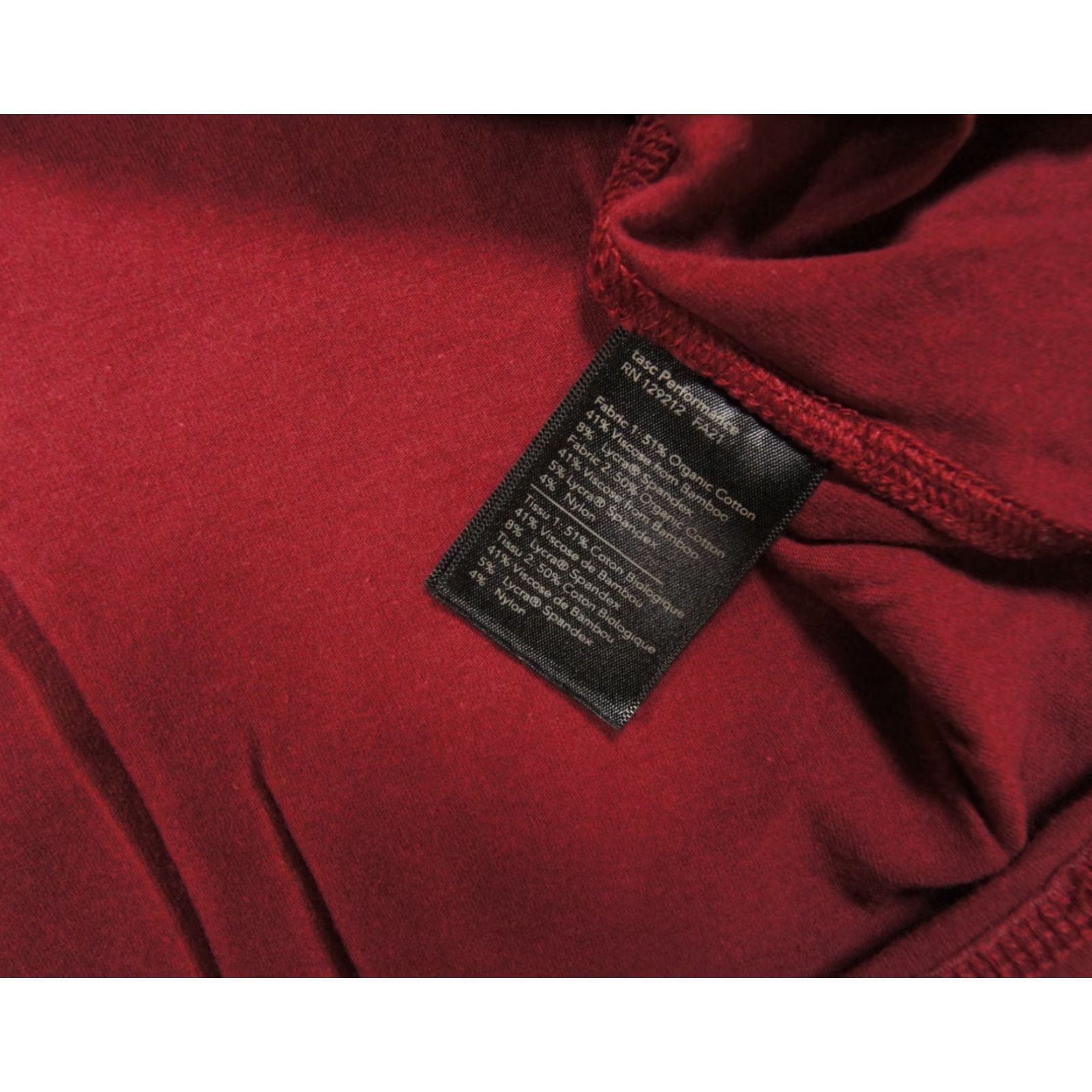 Vintage VINTAGE TASC Performance Shirt Mens Medium Red Long Sleeve 1/4 Zip Outdoor Bamboo Blend shirt Mens M Red 1/4 Zip Outdoor Built-In Logo Size US M / EU 48-50 / 2 - 7 Thumbnail