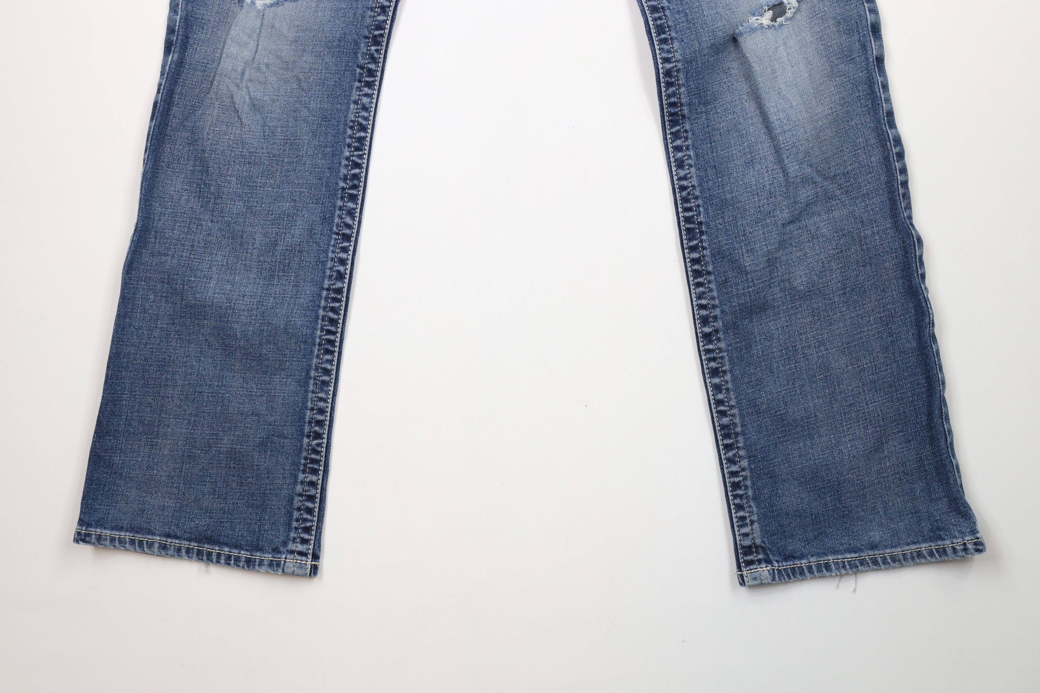 Ariat × Vintage Ariat Thick Stitch Low Rise M4 Bootcut Denim Jeans Blue Size US 33 - 4 Thumbnail