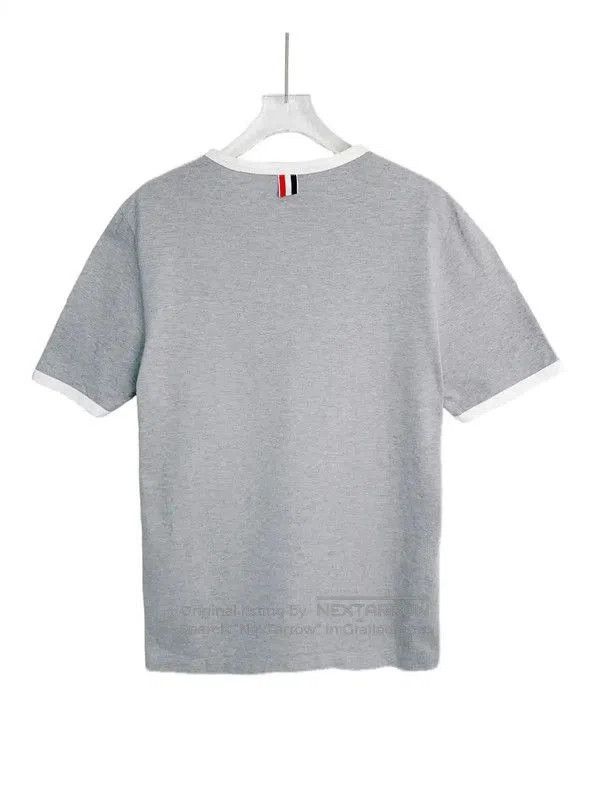 Thom Browne Thom Browne Gray Cotton Short Sleeve T-Shirt . Size US S / EU 44-46 / 1 - 2 Thumbnail