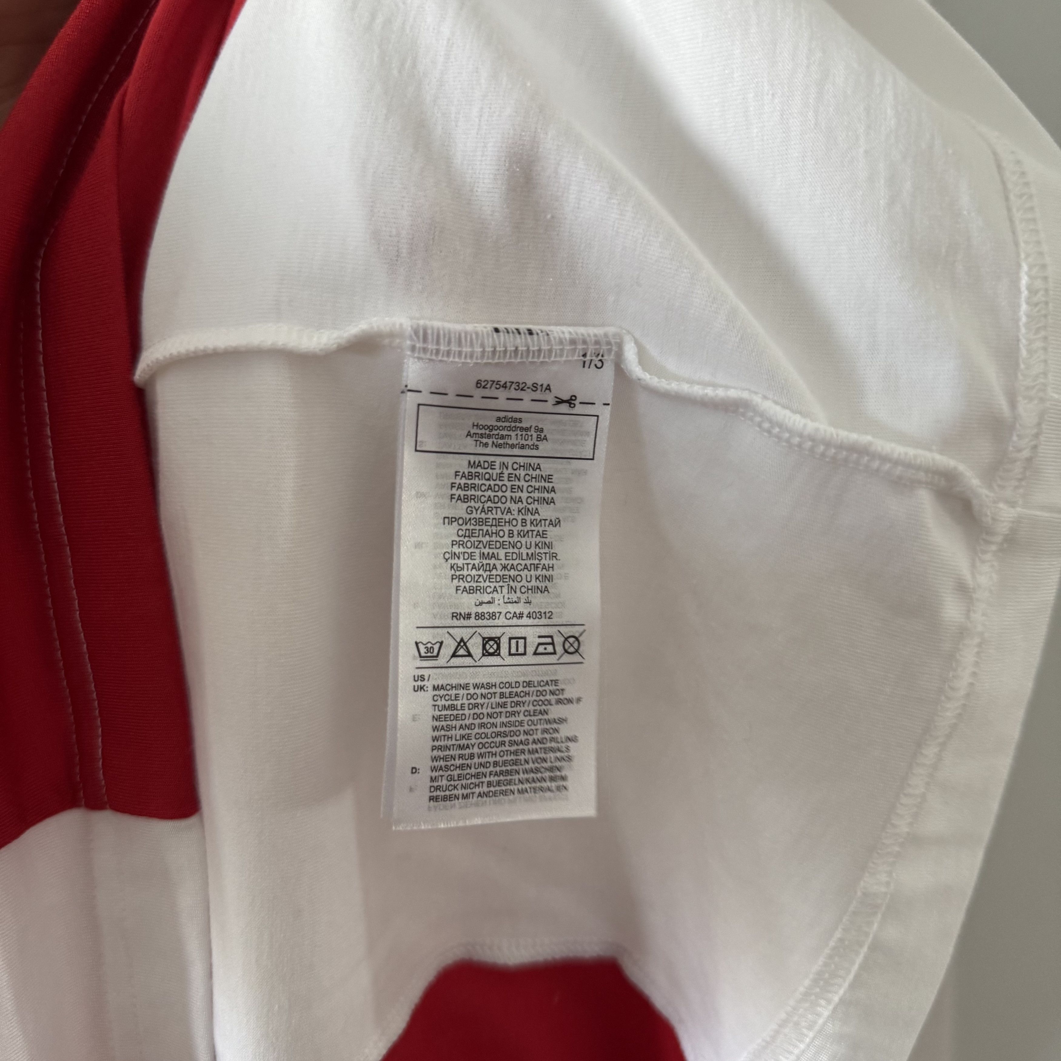 Adidas Adidas Ajax Originals Netherlands Football Logo Jersey Size US L / EU 52-54 / 3 - 9 Thumbnail