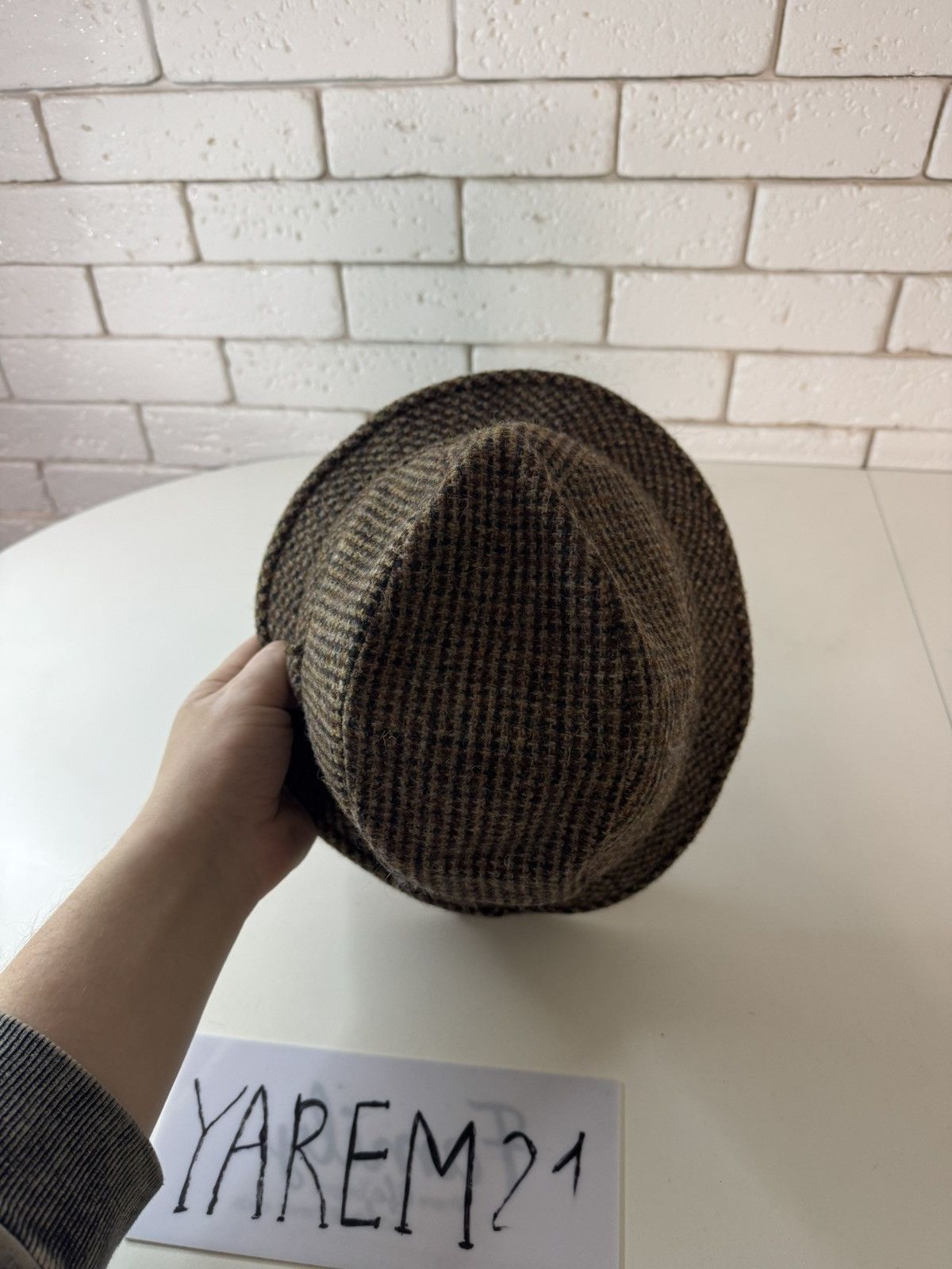 Harris Tweed Harris Tweed hat cap Size ONE SIZE - 3 Thumbnail