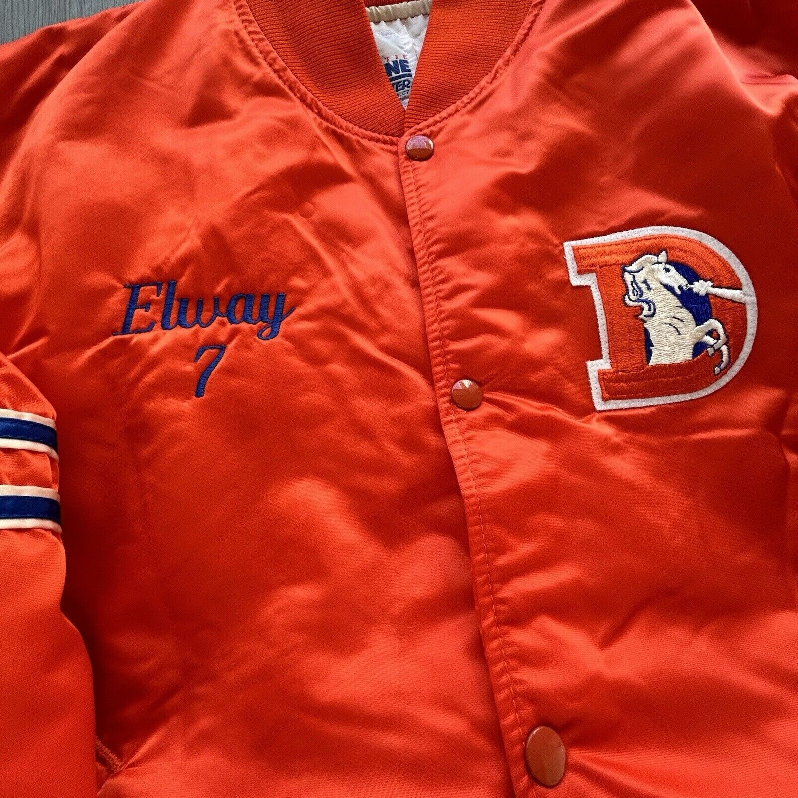 Starter Starter Denver Broncos Satin Jacket John Elway Super Bowl Size US XL / EU 56 / 4 - 3 Thumbnail