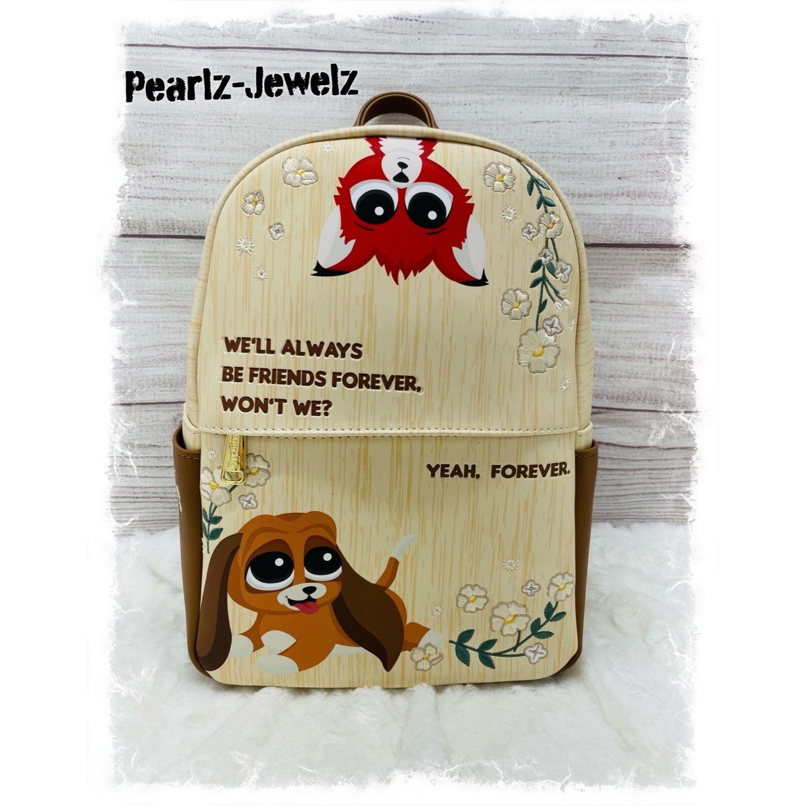 Disney Loungefly Disney Fox & the Hound Friends Forever Tod Copper Size ONE SIZE - 1 Thumbnail