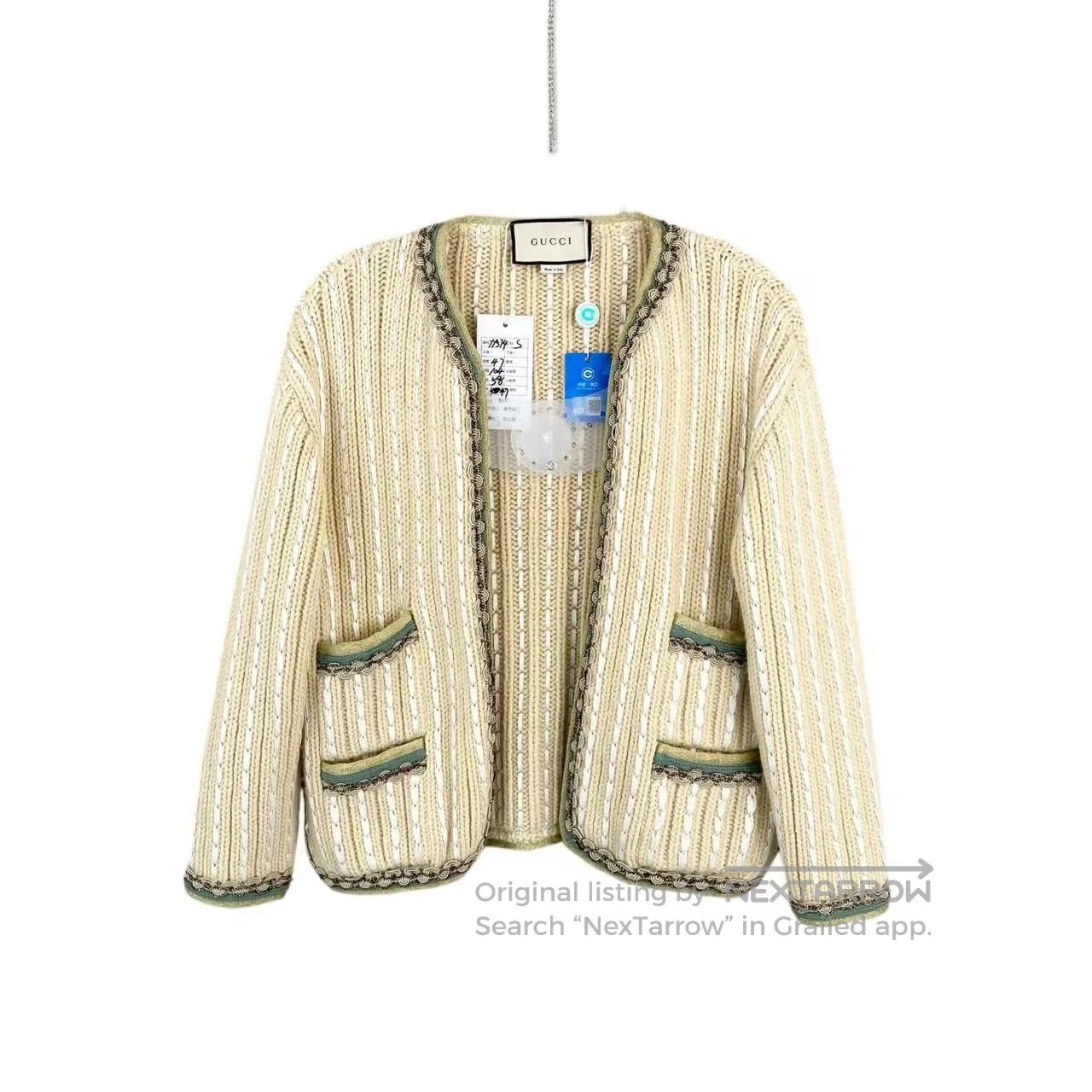 Gucci Guicci Knitted cashmere cardigan coat| Size S / US 4 / IT 40 - 1 Thumbnail