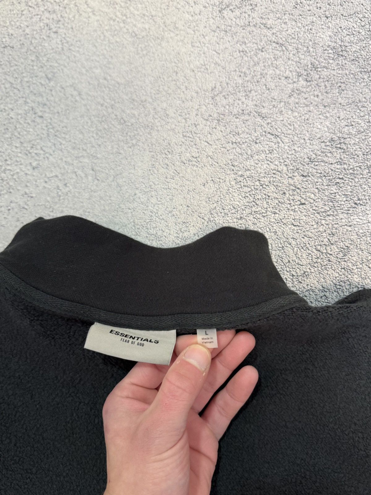 Other Essentials Fear OF Good Style Oversized Half Zip Sweatshirt Size US L / EU 52-54 / 3 - 4 Thumbnail