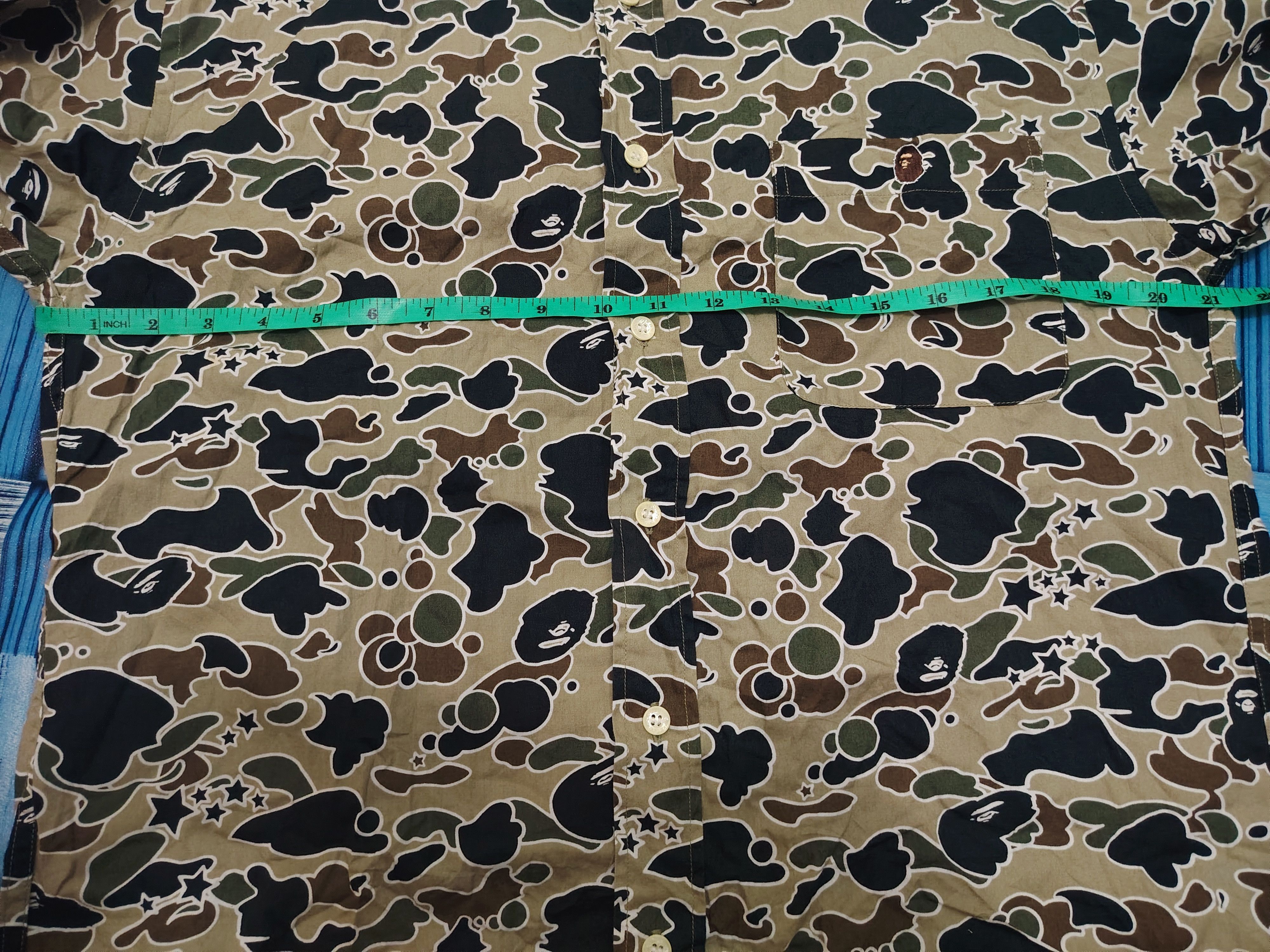 Bape Camouflage A Bathing Ape Bape Shirt Button up Size US L / EU 52-54 / 3 - 14 Thumbnail