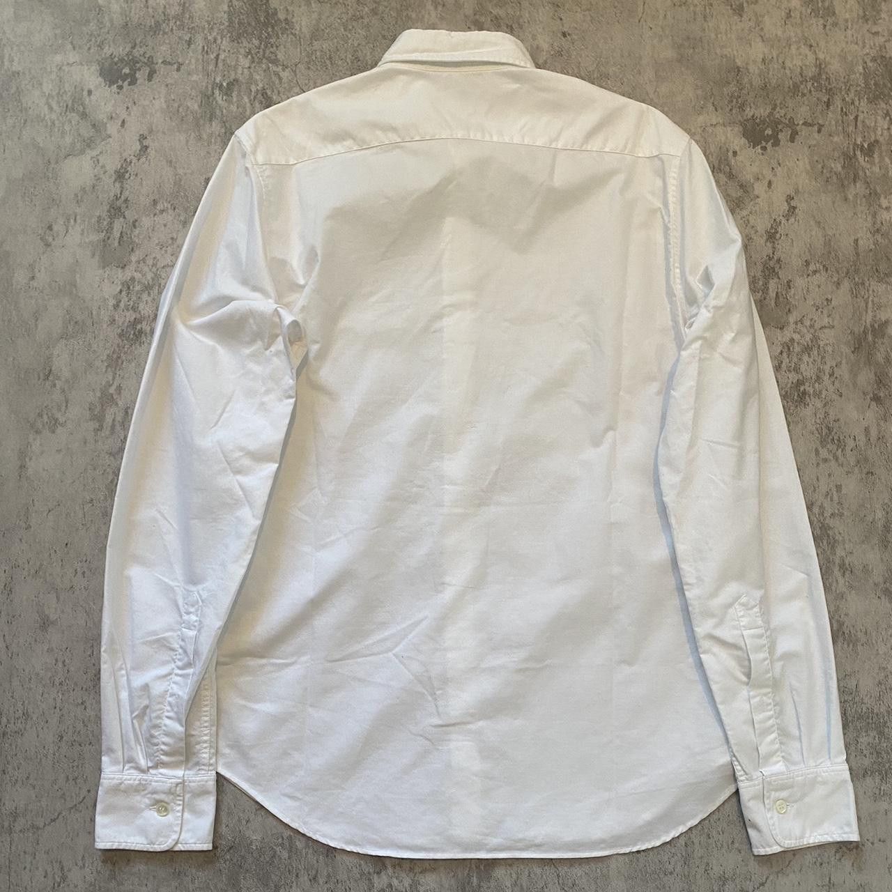 Acne Studios Acne Studios White button-up shirt with red logo Size US S / EU 44-46 / 1 - 3 Thumbnail