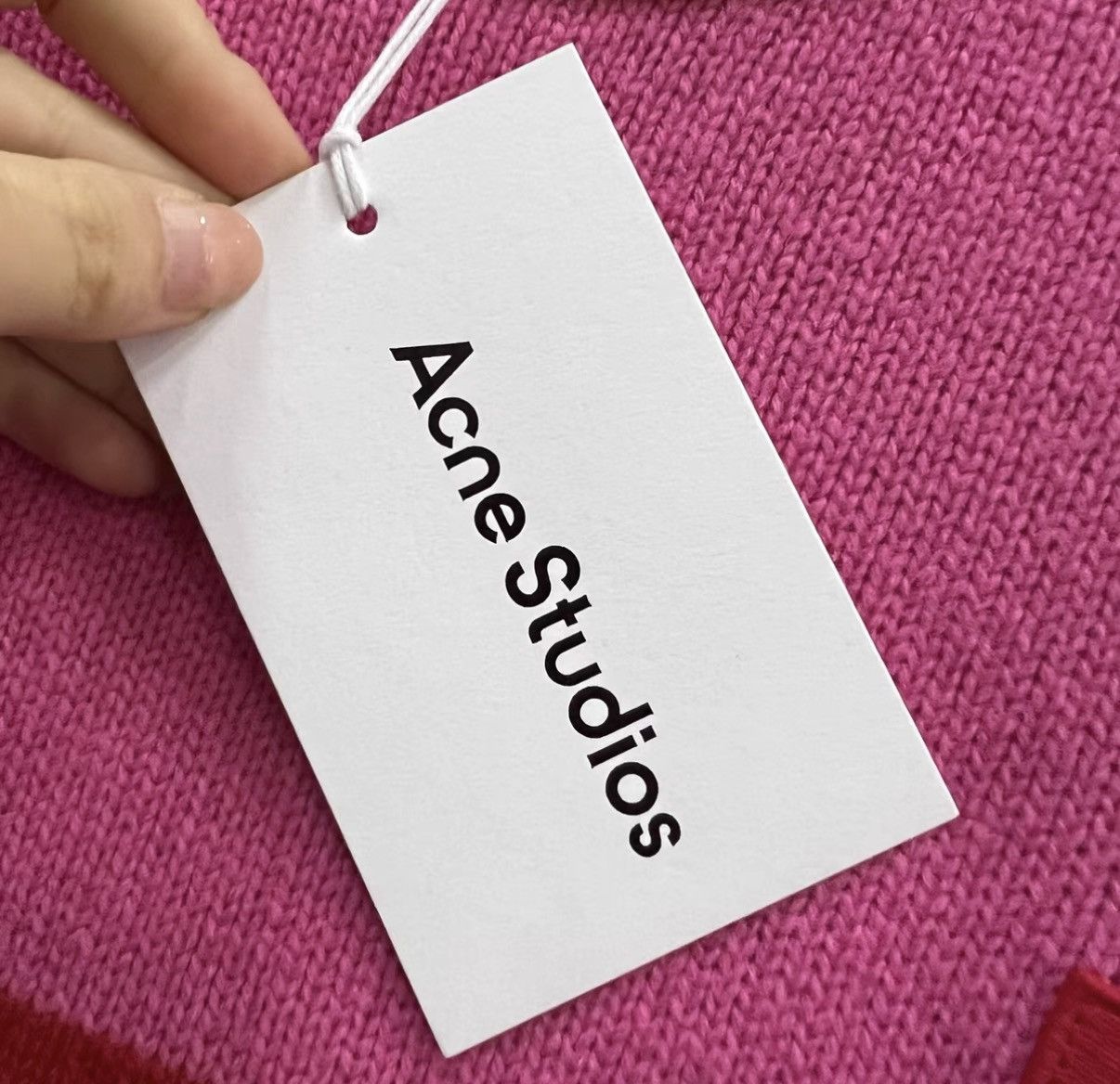 Acne Studios Acne Studios Color-block Emoji Logo Embroidered Sweater J41 Size M / US 6-8 / IT 42-44 - 3 Thumbnail