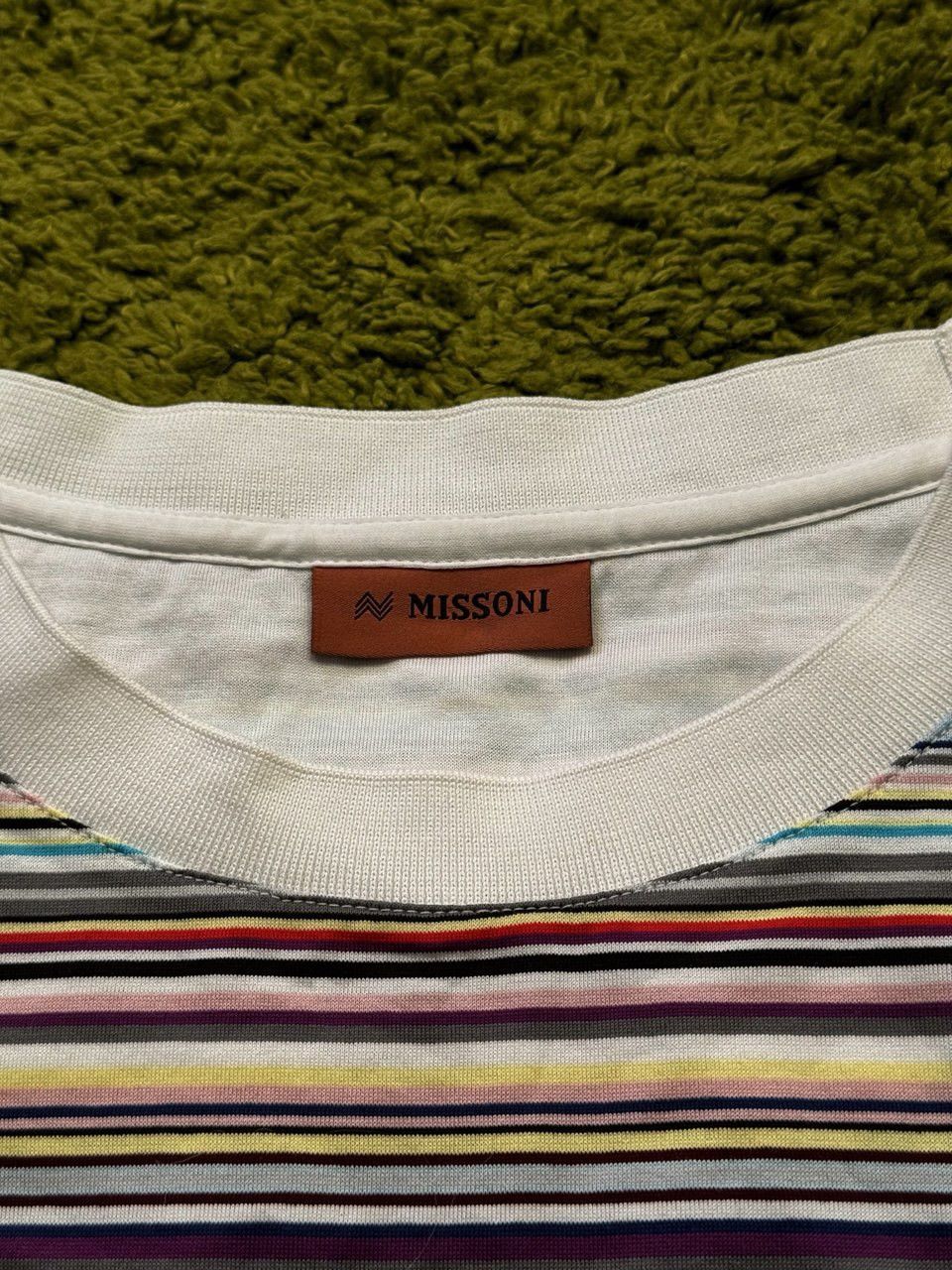 Designer × Missoni Missoni coloured striped t-shirt Size XXL / US 16-18 / IT 52-54 - 4 Thumbnail