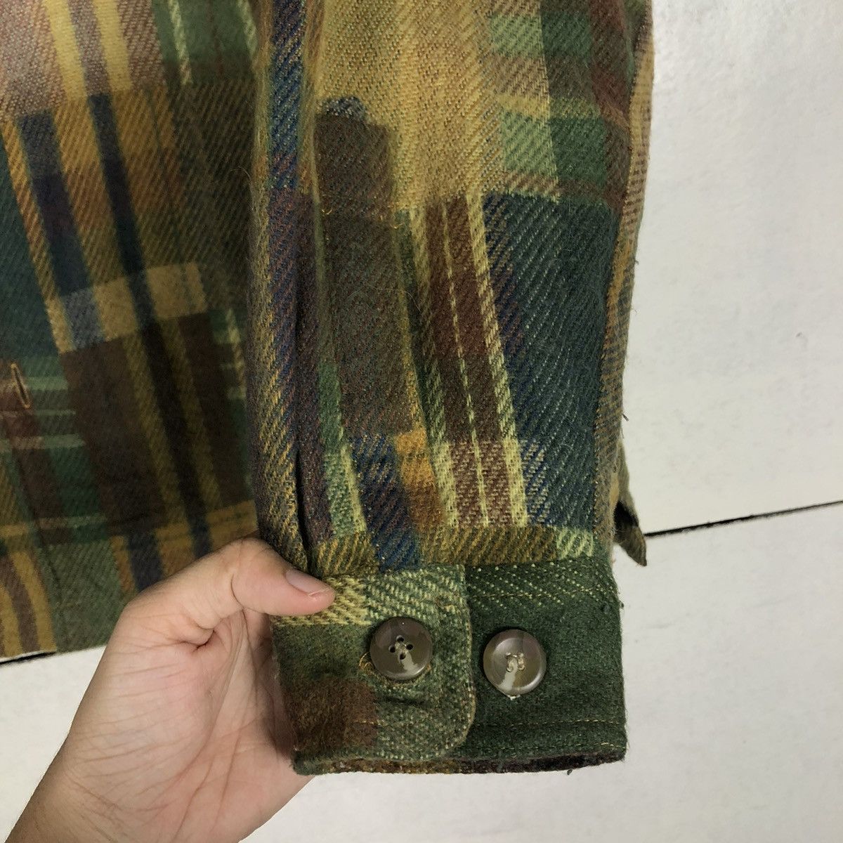 Hysteric Glamour 🔥VINTAGE WORKER JACKET BUTTON PARADISE II TARTAN DESIGN Size US L / EU 52-54 / 3 - 17 Thumbnail
