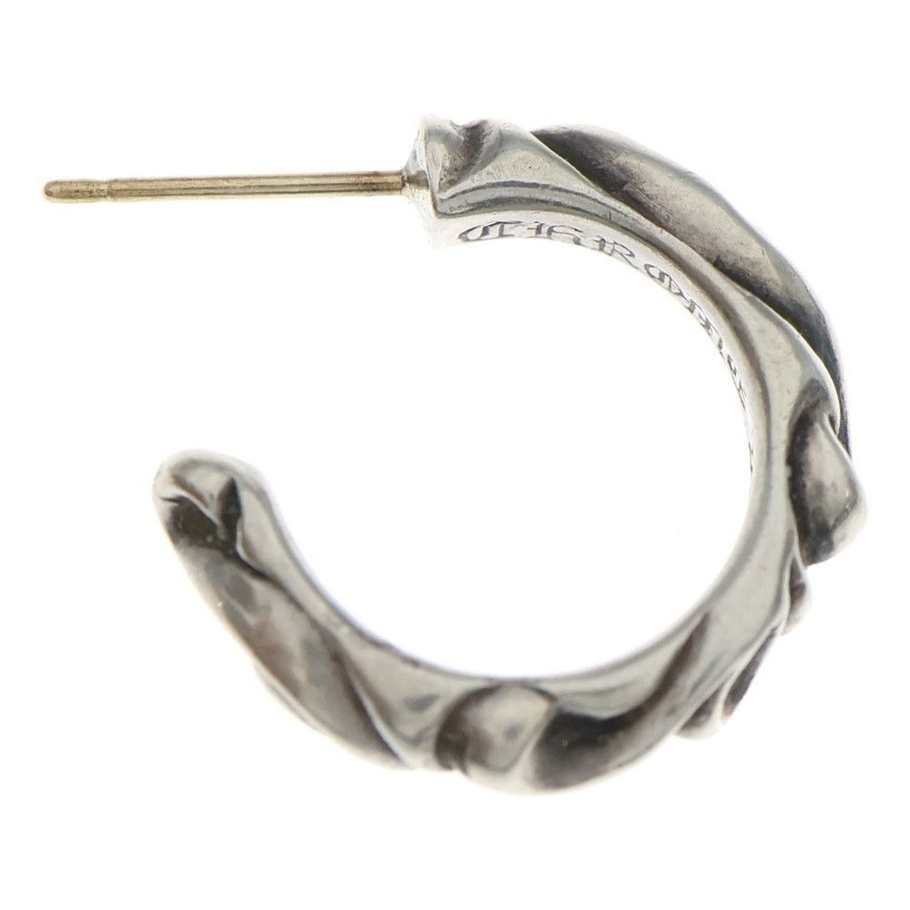 Chrome Hearts Chrome Hearts Silver Hoop Scroll Earring Size ONE SIZE - 2 Thumbnail