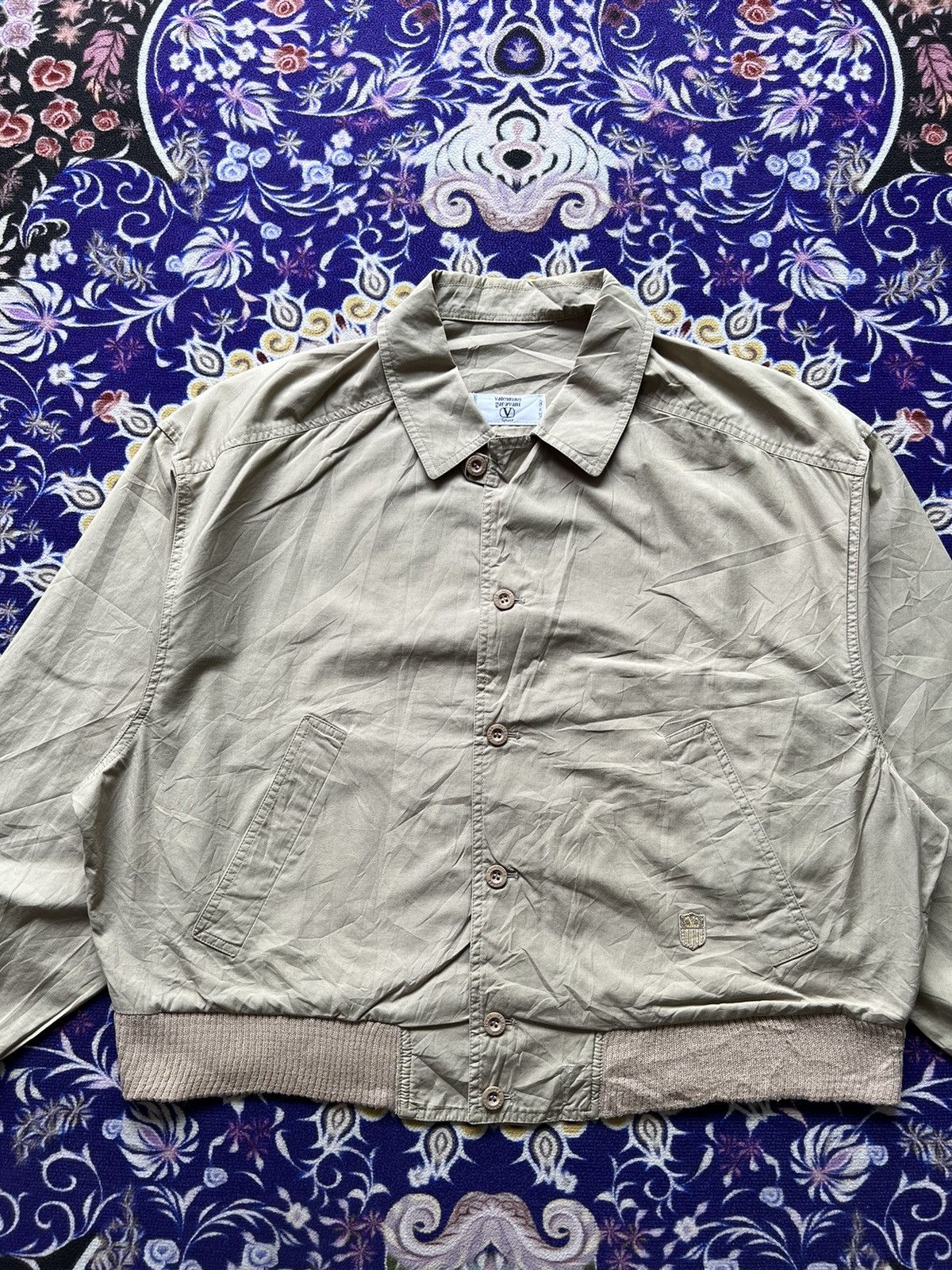Valentino Valentino Garavani Button Up Vintage Jacket Made In Italy Size L / US 10 / IT 46 - 11 Thumbnail