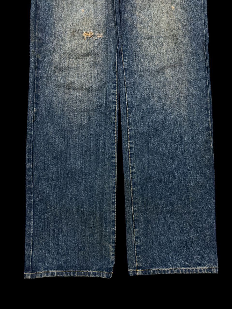 Hysteric Glamour INSANE 90s Amore Puro Baggy Rusty Mudwash Distressed Ripped Size US 29 - 8 Thumbnail