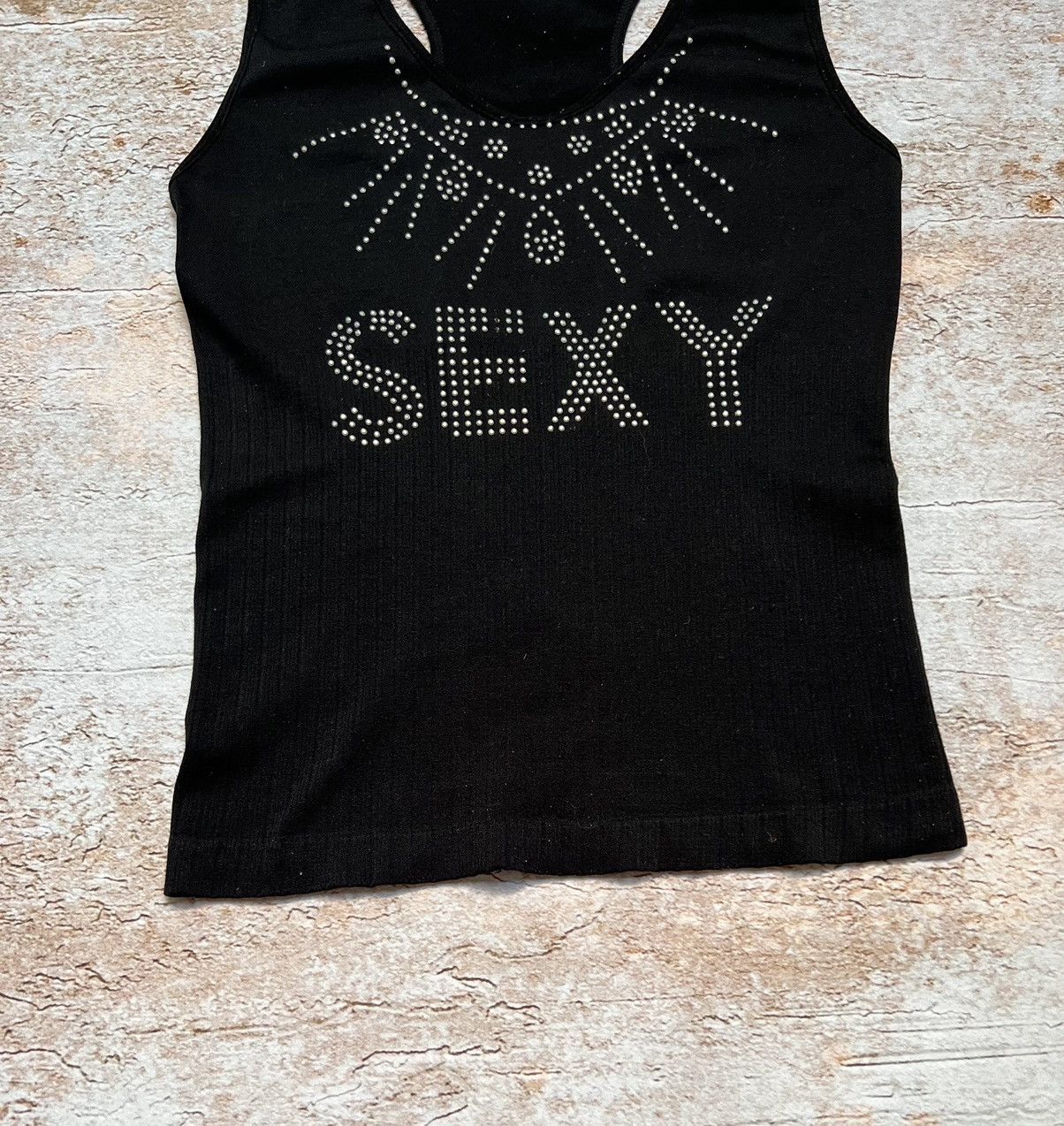 Hysteric Glamour Vintage SEXY logo Japanese style tank top Size S / US 4 / IT 40 - 2 Thumbnail