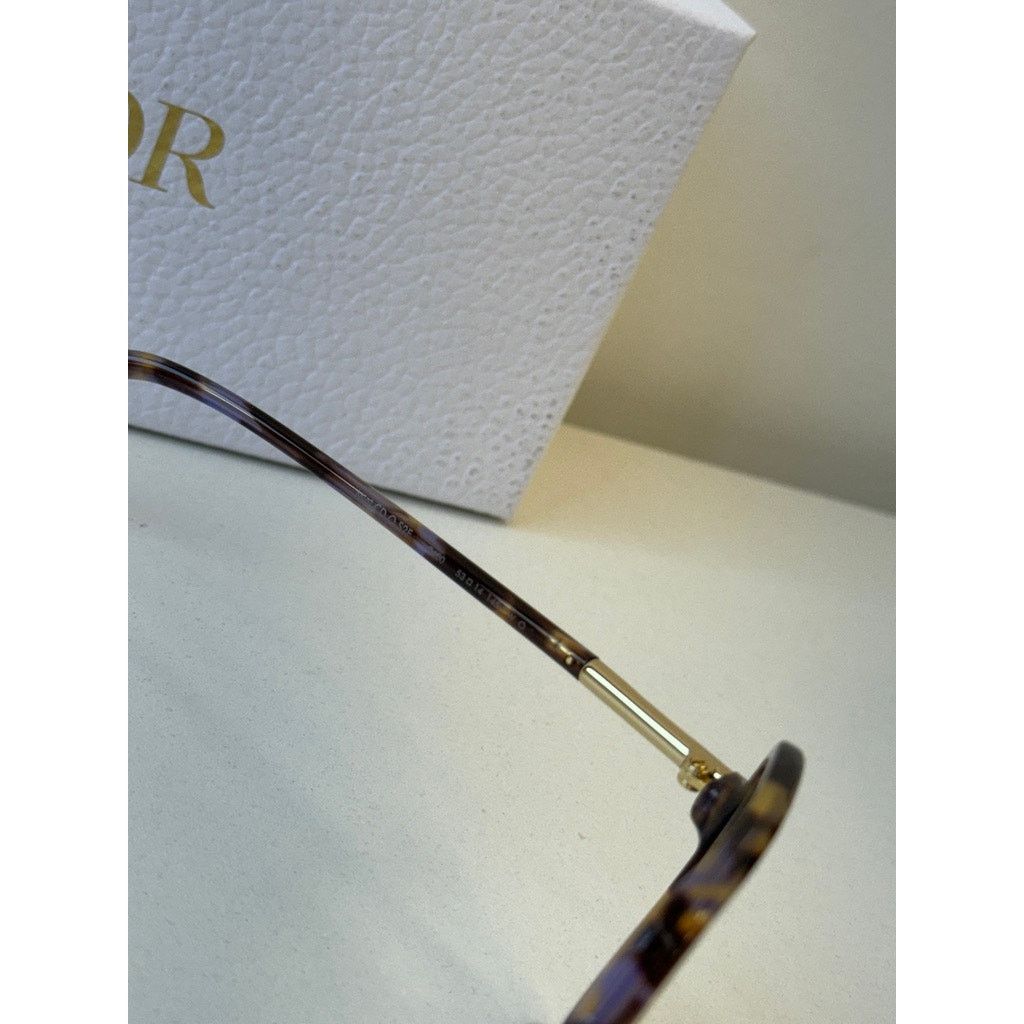 Dior NEW Dior Mini CD O S7F Square Eyeglasses Frames in Havana Size ONE SIZE - 8 Thumbnail