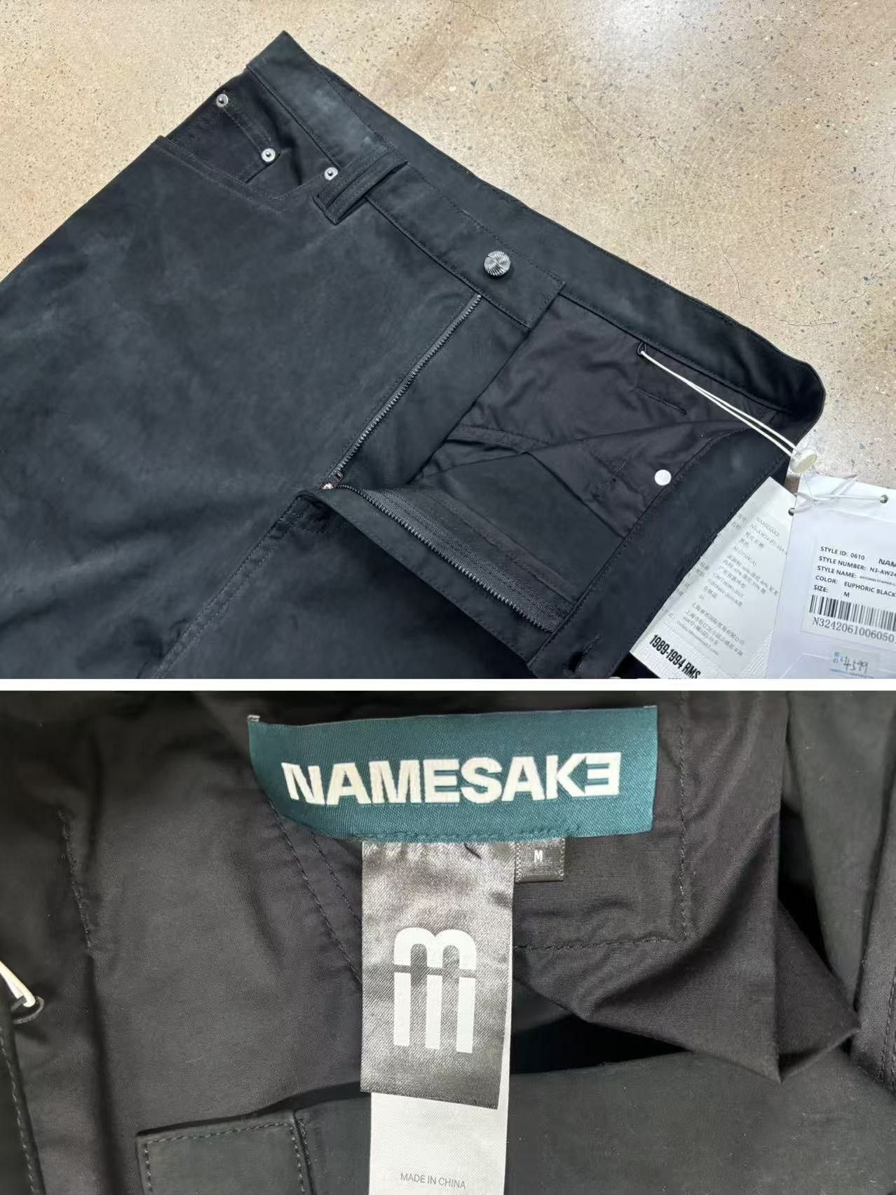 Namesake Waxed Rivet Cargo Pants in Black, Men's (Size 28) — image 4 of 6