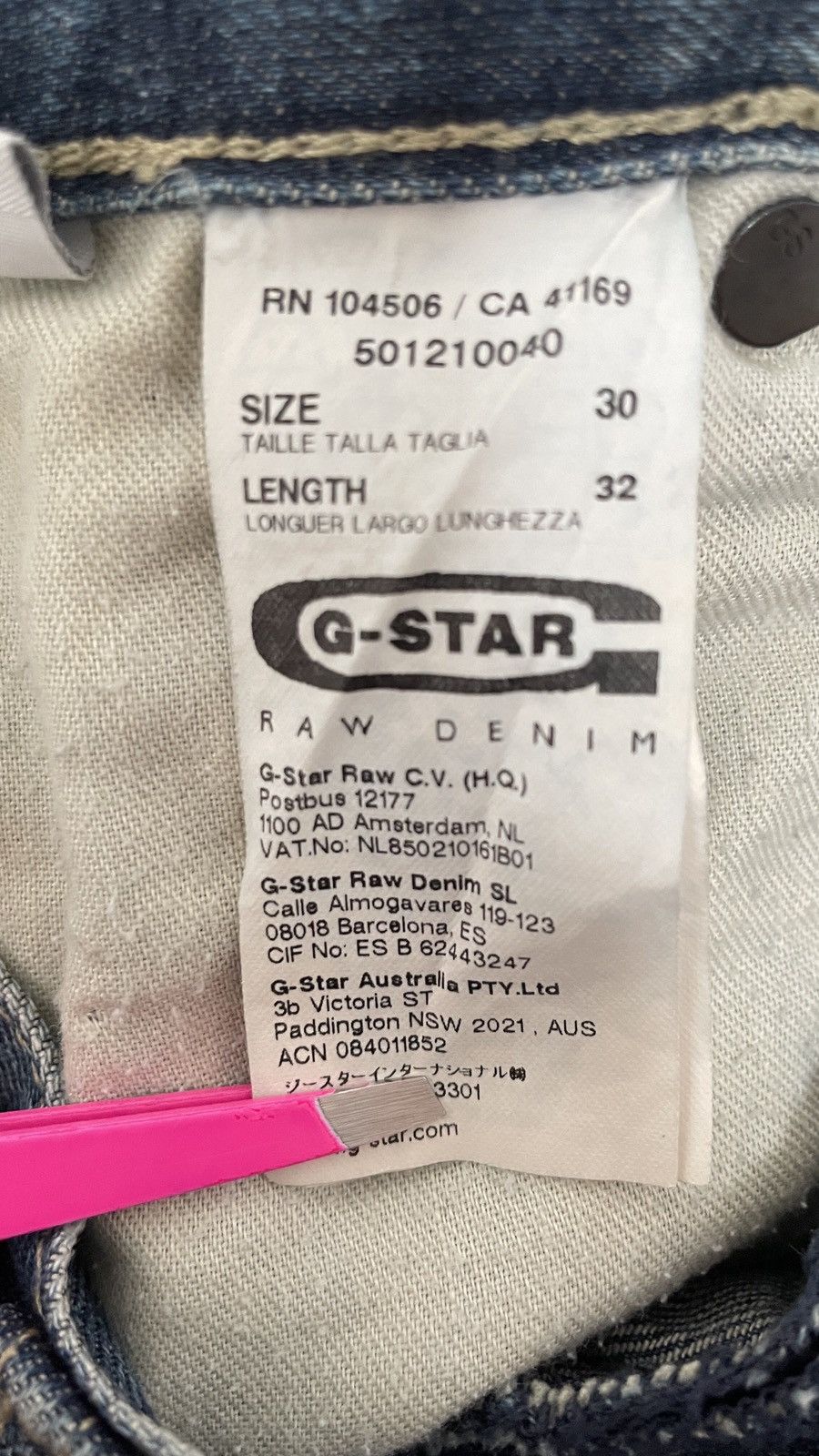 G-Star G-STAR 5620 3D loose raw denim Size US 30 / EU 46 - 11 Thumbnail