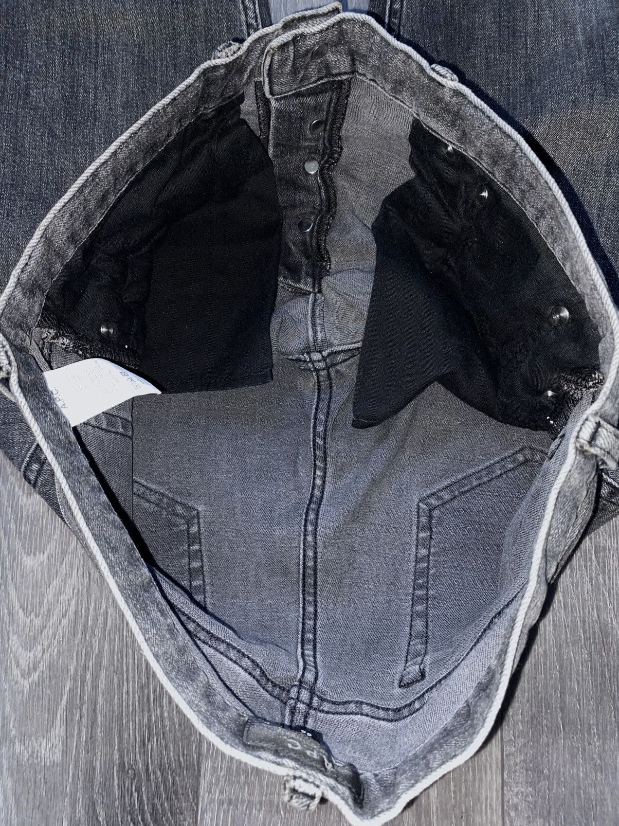 A.P.C. Unisex A.P.C. Petit New Standard Graphite Gray Jeans Denim Size 30" / US 8 / IT 44 - 19 Thumbnail