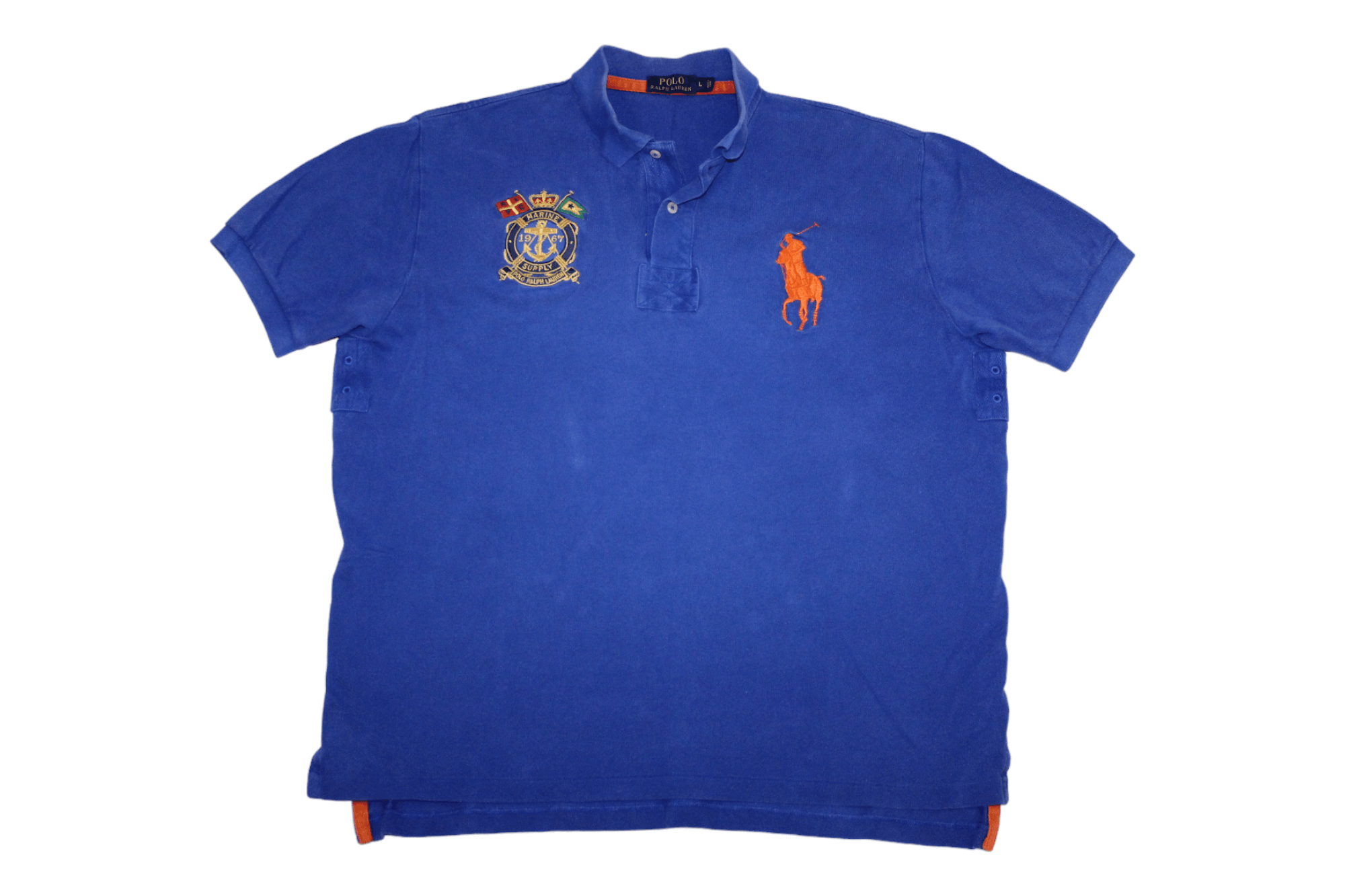 Polo Ralph Lauren Polo Ralph Lauren Marine Supply 1967 Big Pony Polo Shirt Size US L / EU 52-54 / 3 - 1 Thumbnail