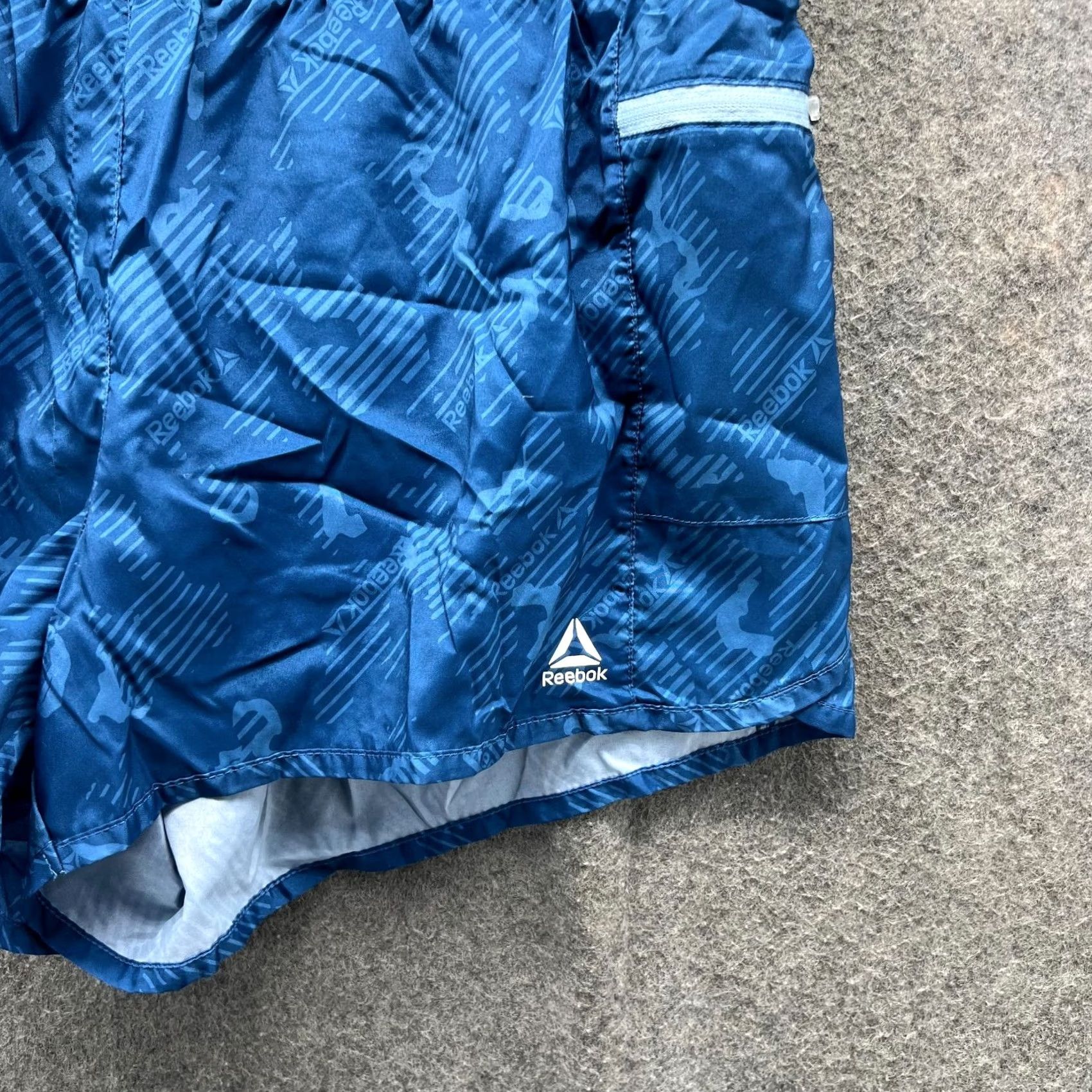 Reebok Reebok Shorts Mens XL Blue Running Lightweight Athletic Logo Camouflage Athletic Sports Mens XL Blue Camouflage Lightweight Running Shorts Size US 36 / EU 52 - 7 Thumbnail
