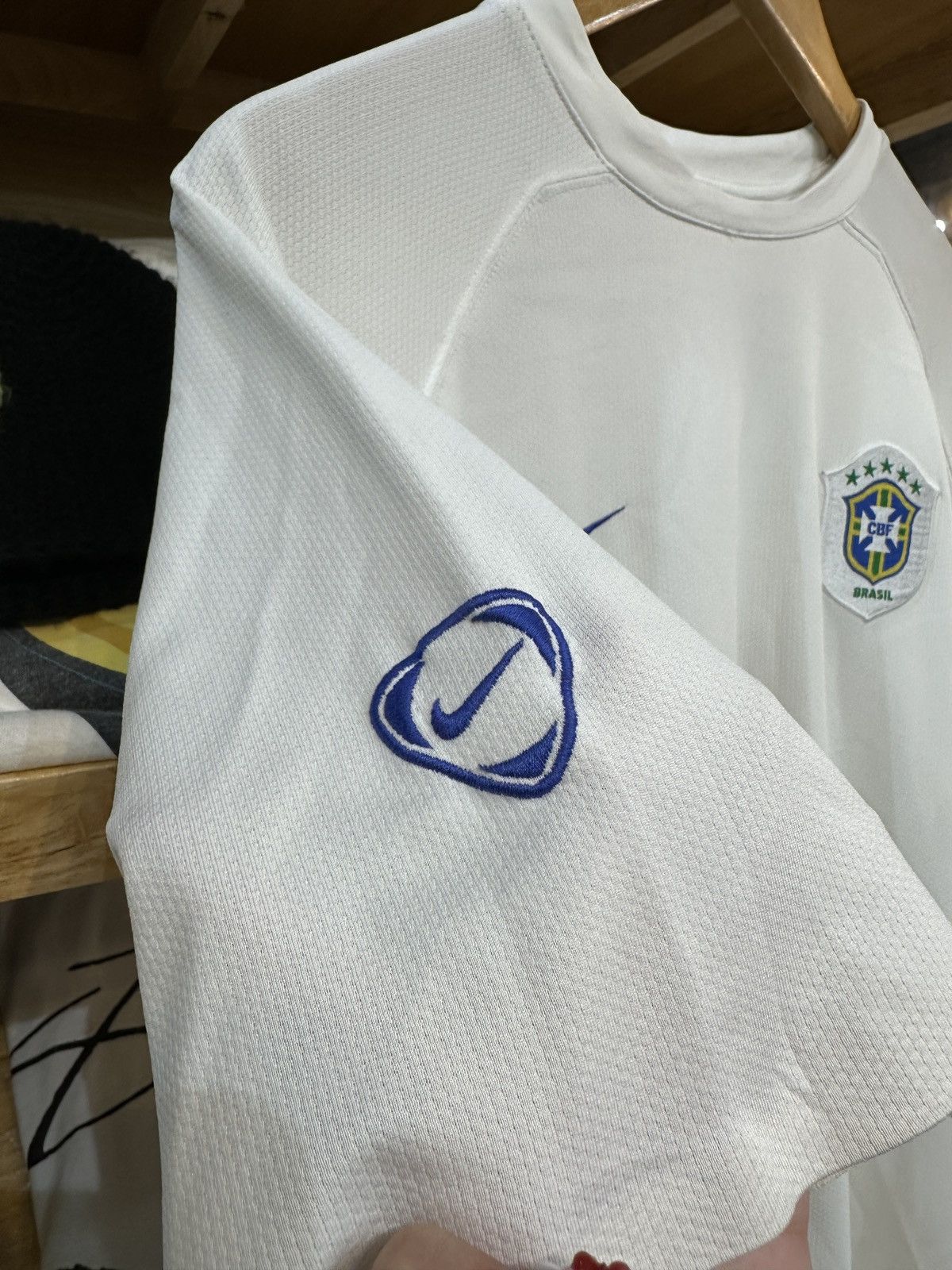 Vintage Brazil 🇧🇷 2006-07 Nike T90 Training Sphere Dry Jersey